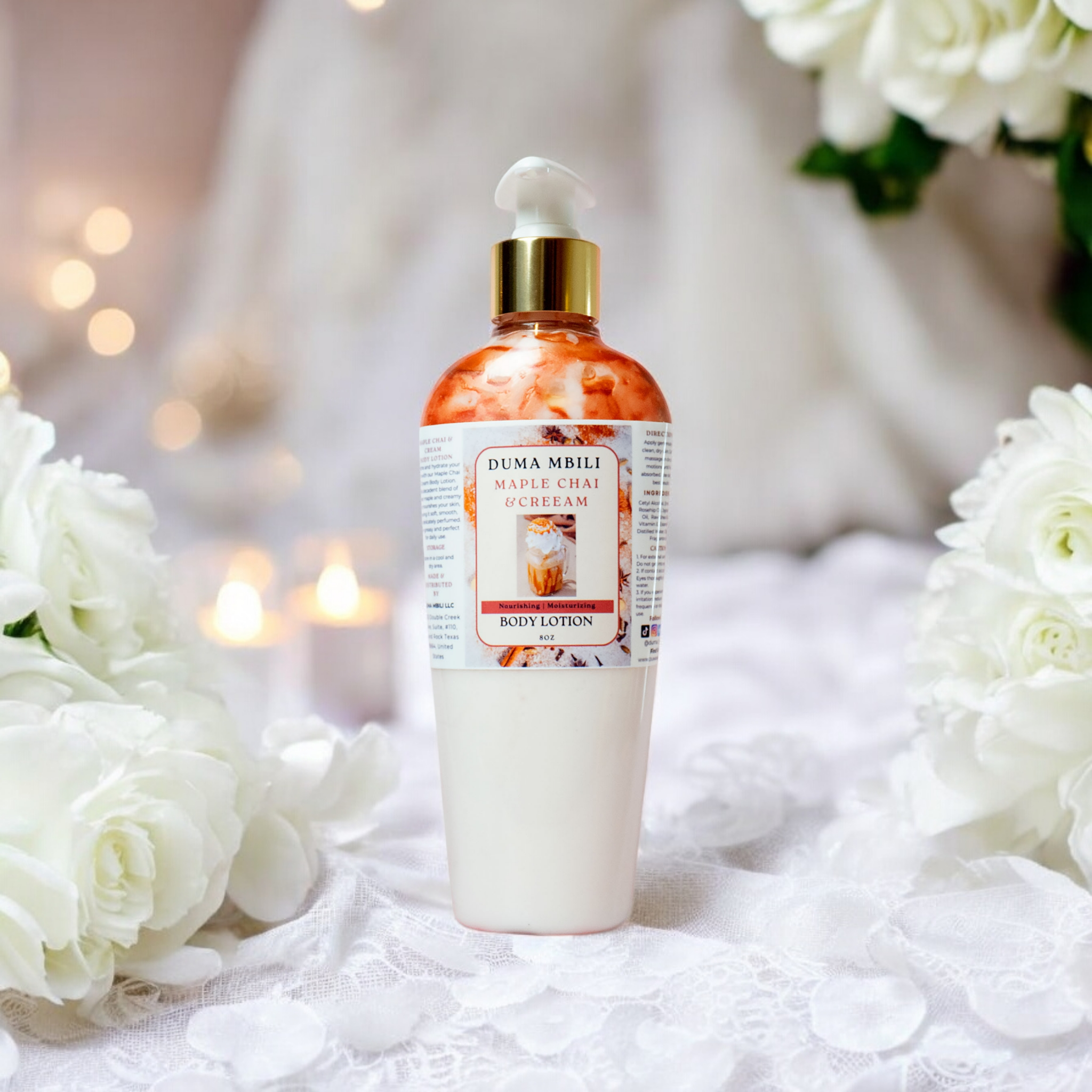 Lotion corporelle érable, thé chai et crème