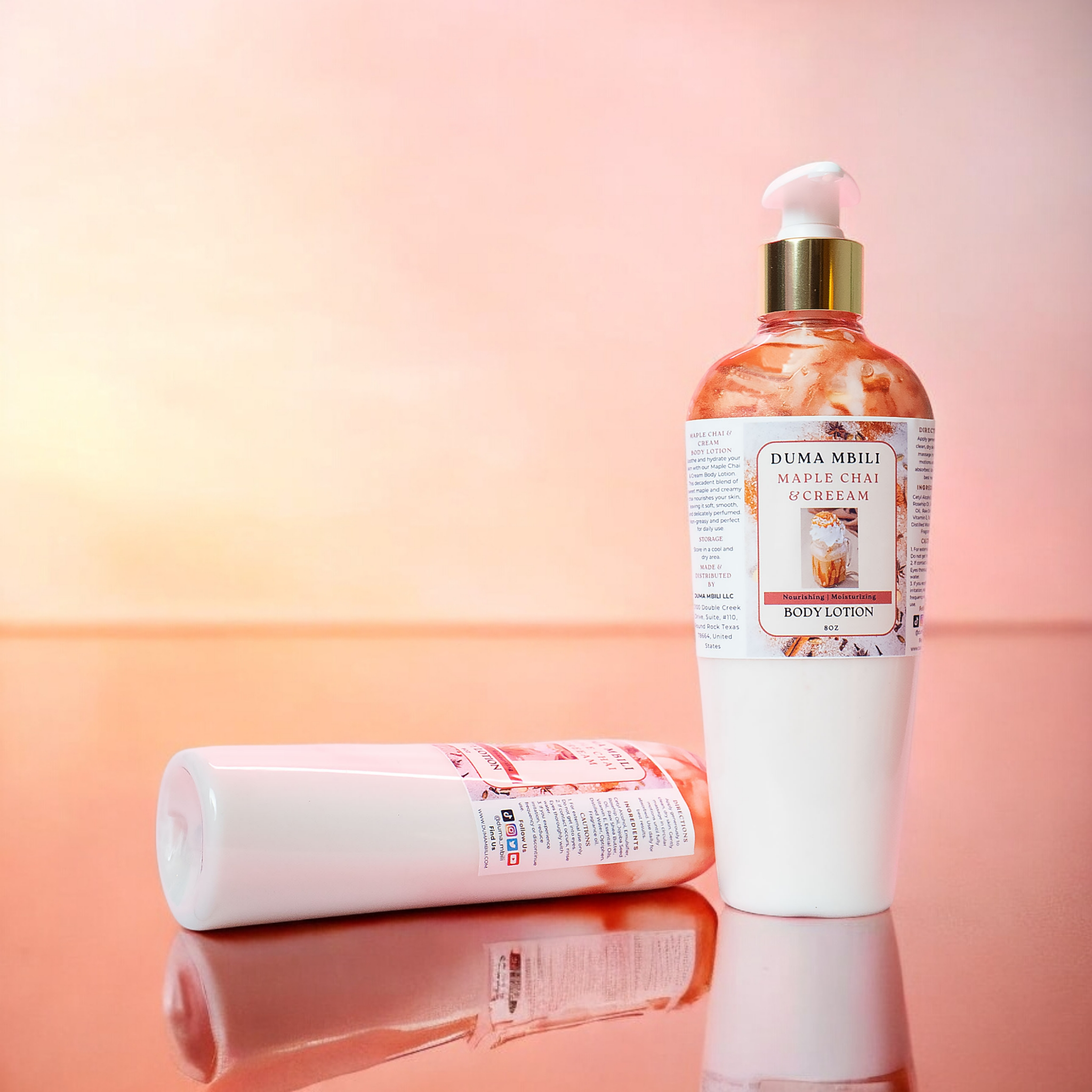 Lotion corporelle érable, thé chai et crème