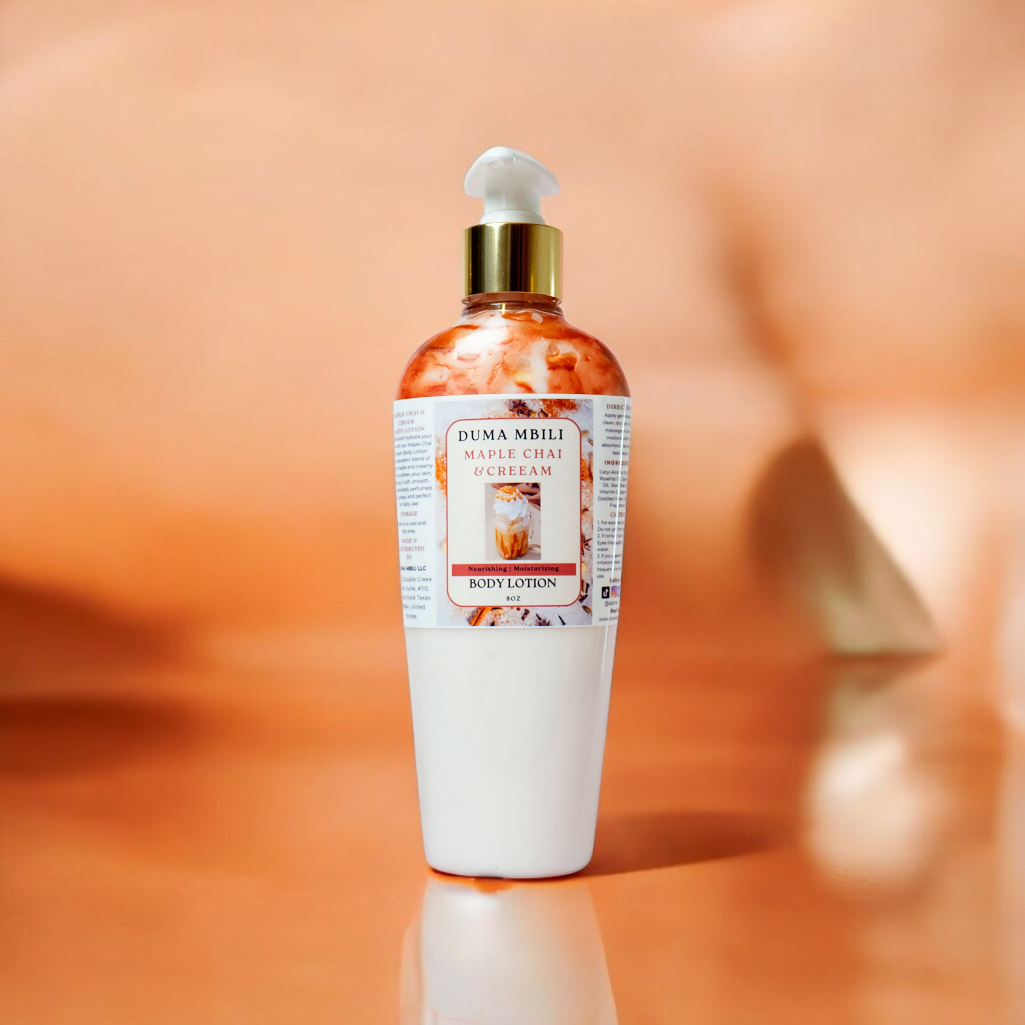 Lotion corporelle érable, thé chai et crème