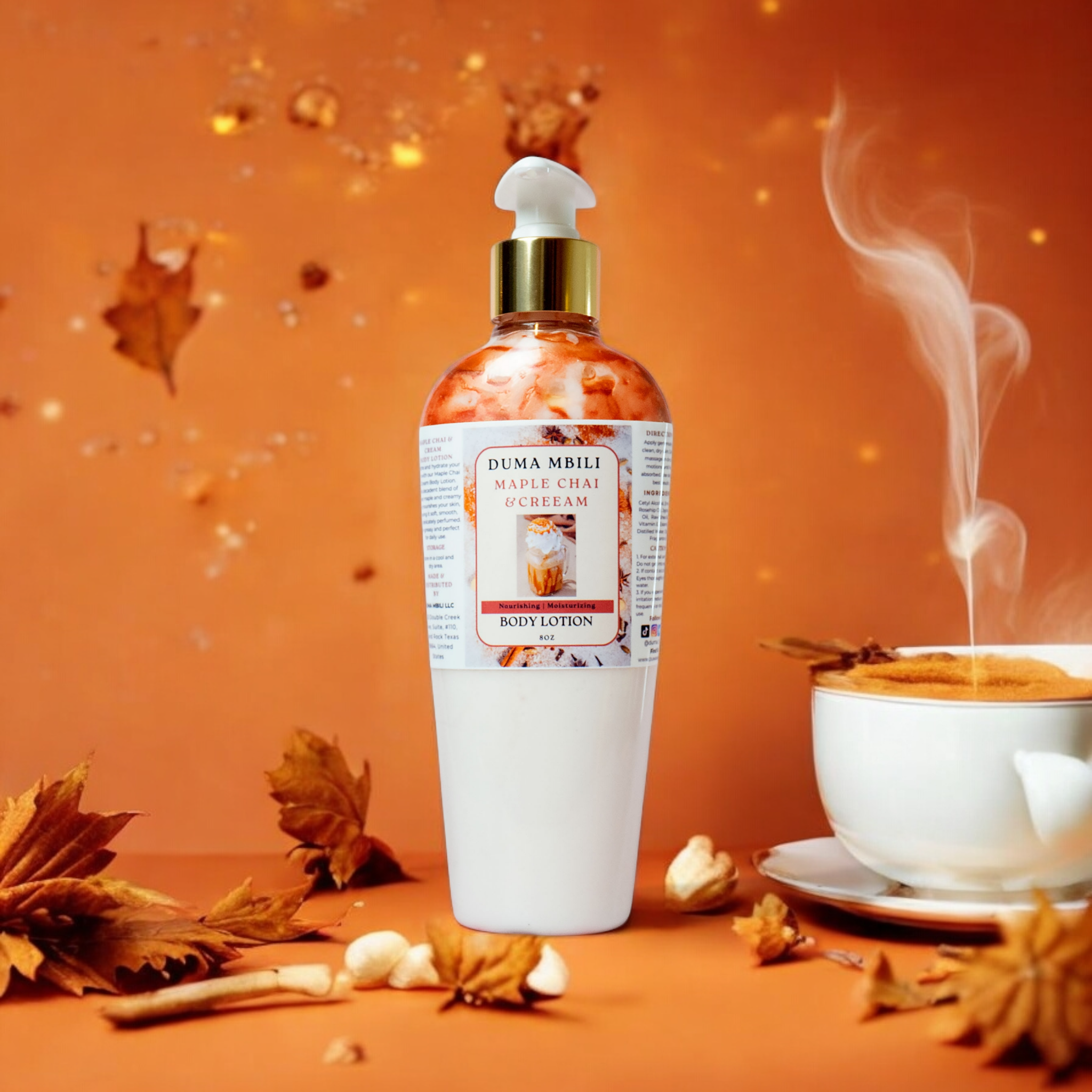 Lotion corporelle érable, thé chai et crème