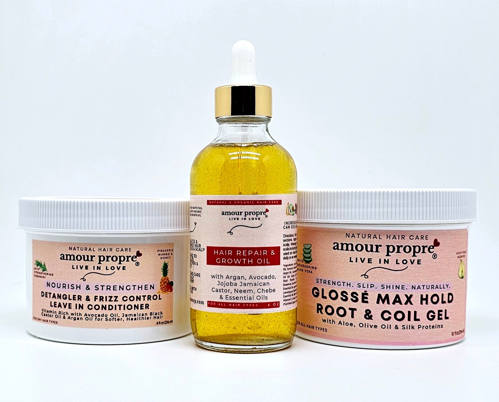 Glossé Max Hold Root & Coil Gel
mit Aloe, Olivenöl & Seidenproteinen