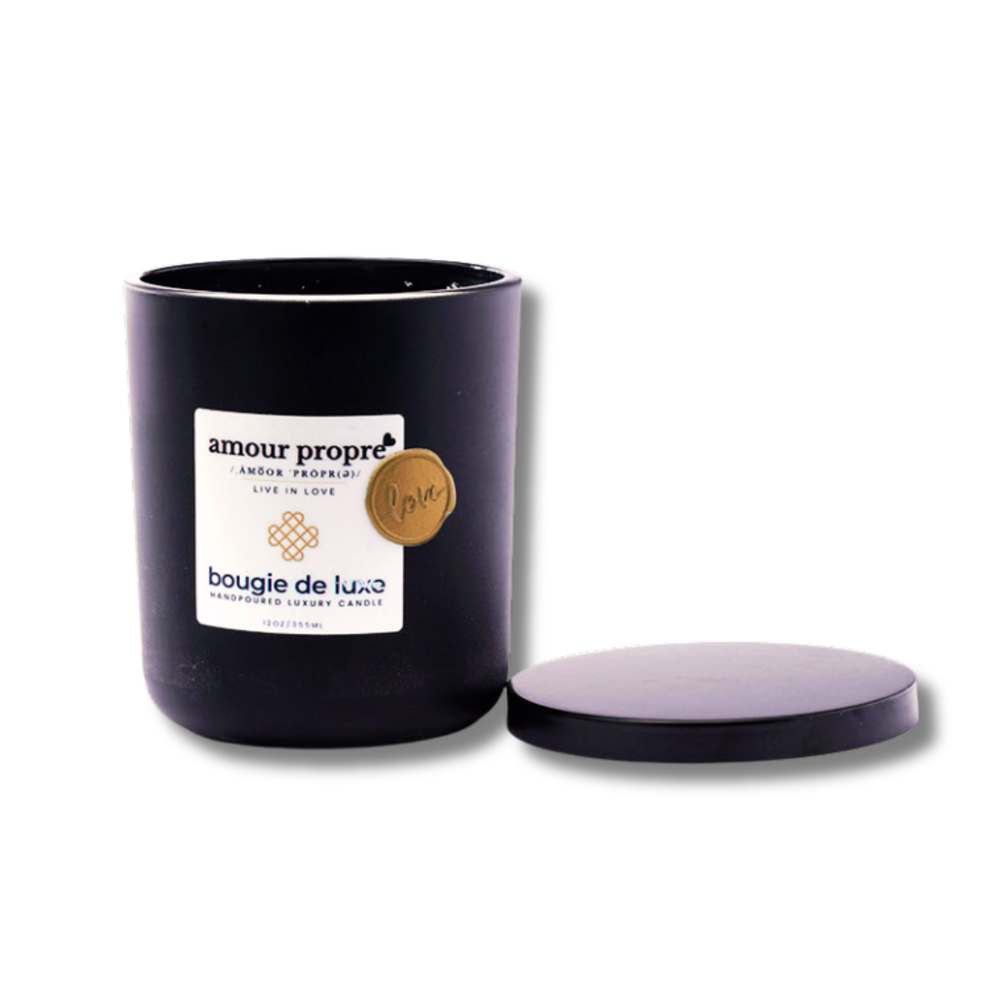 bougie de luxe handgegossene Luxus-Sojakerze - 340 g