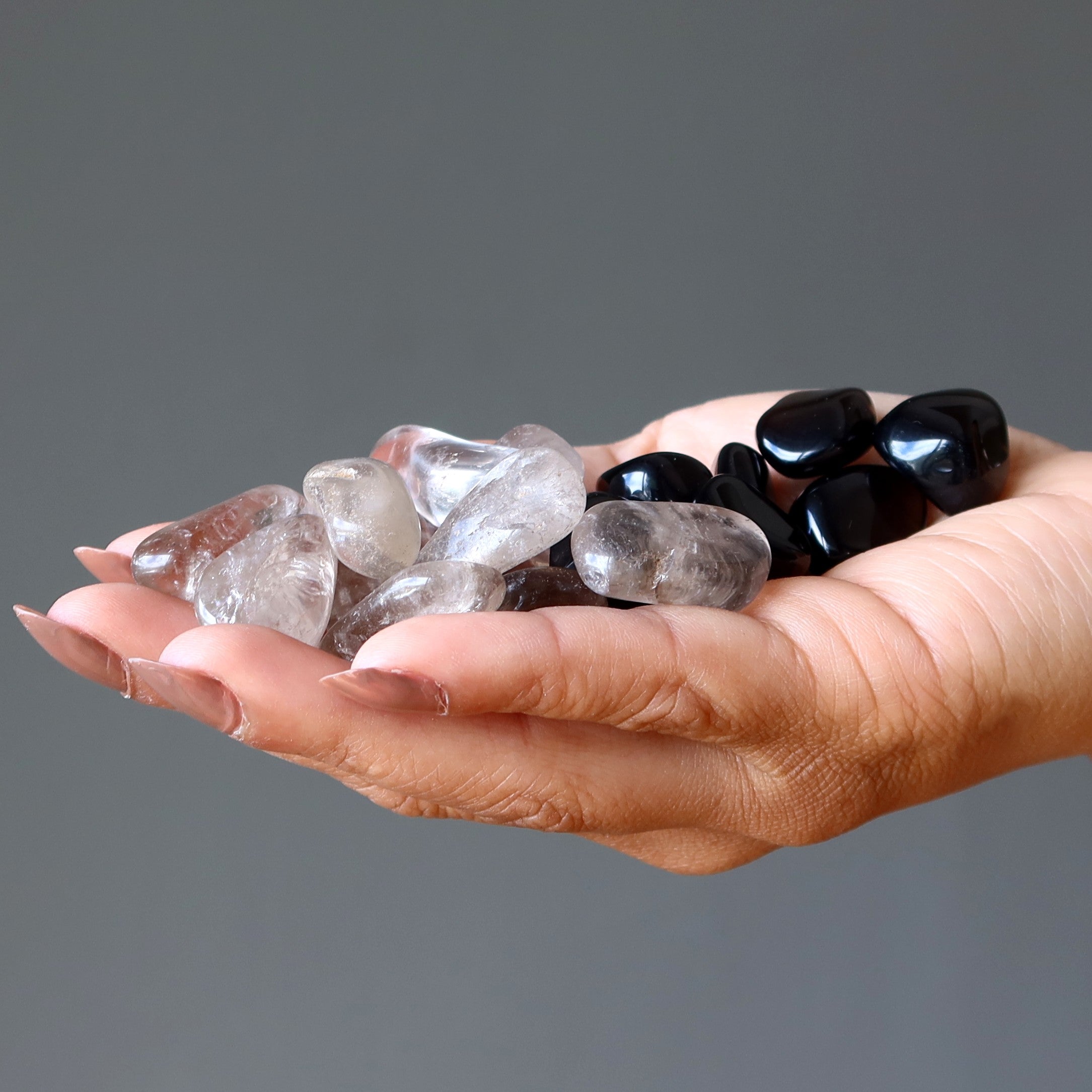Tumbled Stone Set Root Chakra Max Protection Duo