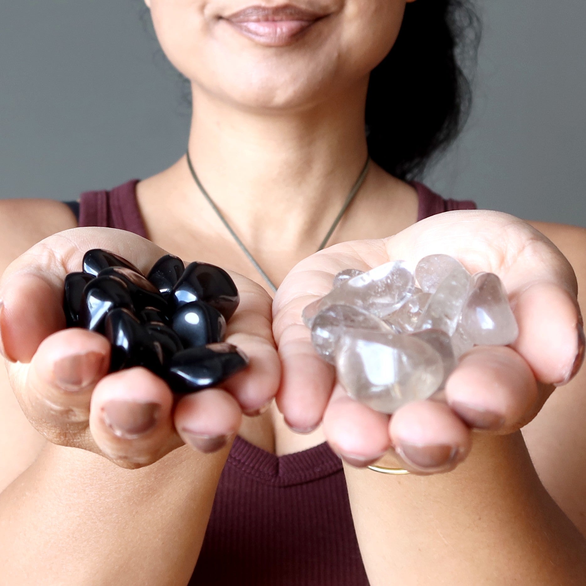 Tumbled Stone Set Root Chakra Max Protection Duo