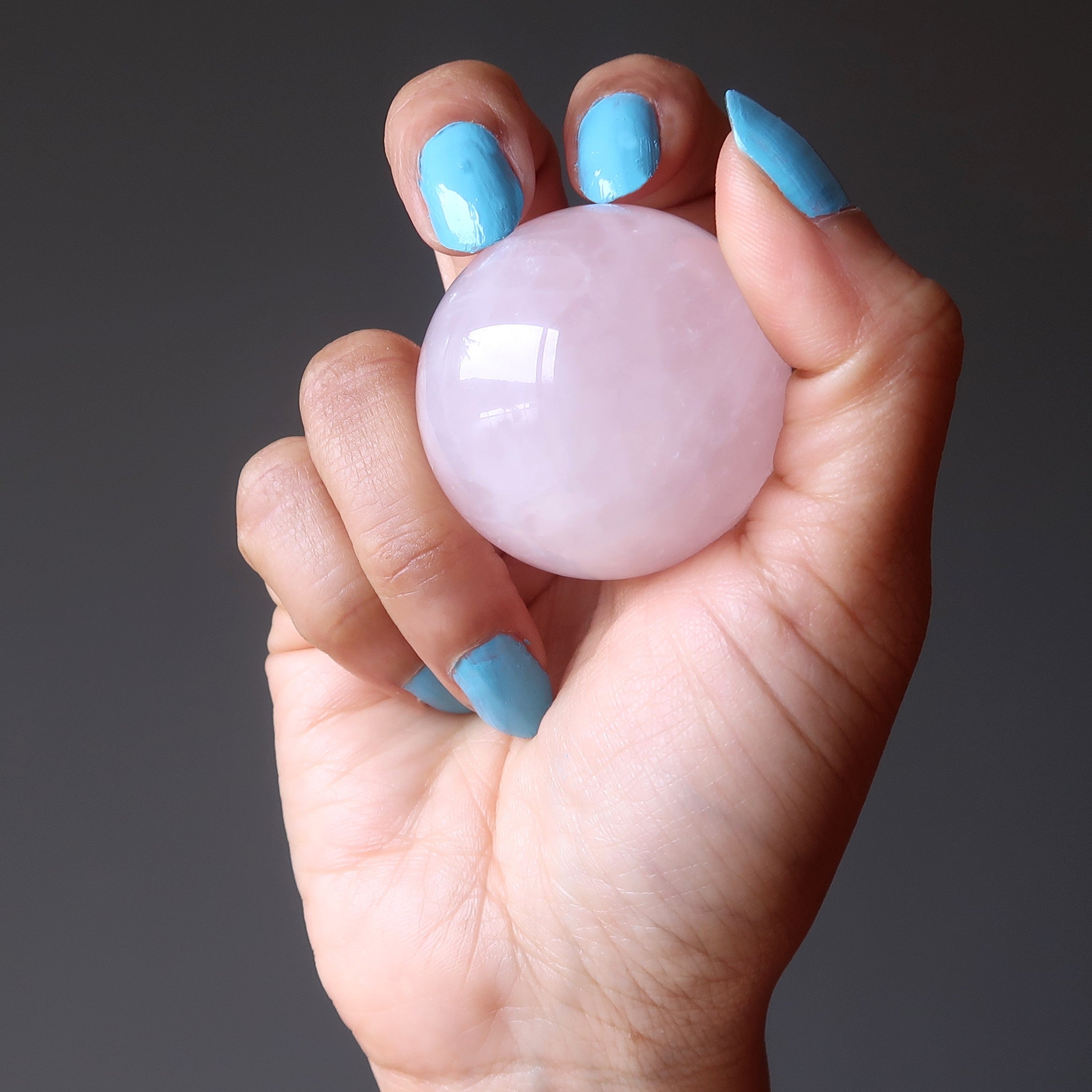 Rose Quartz Sphere Pink EQ Love Stone Crystal Ball
