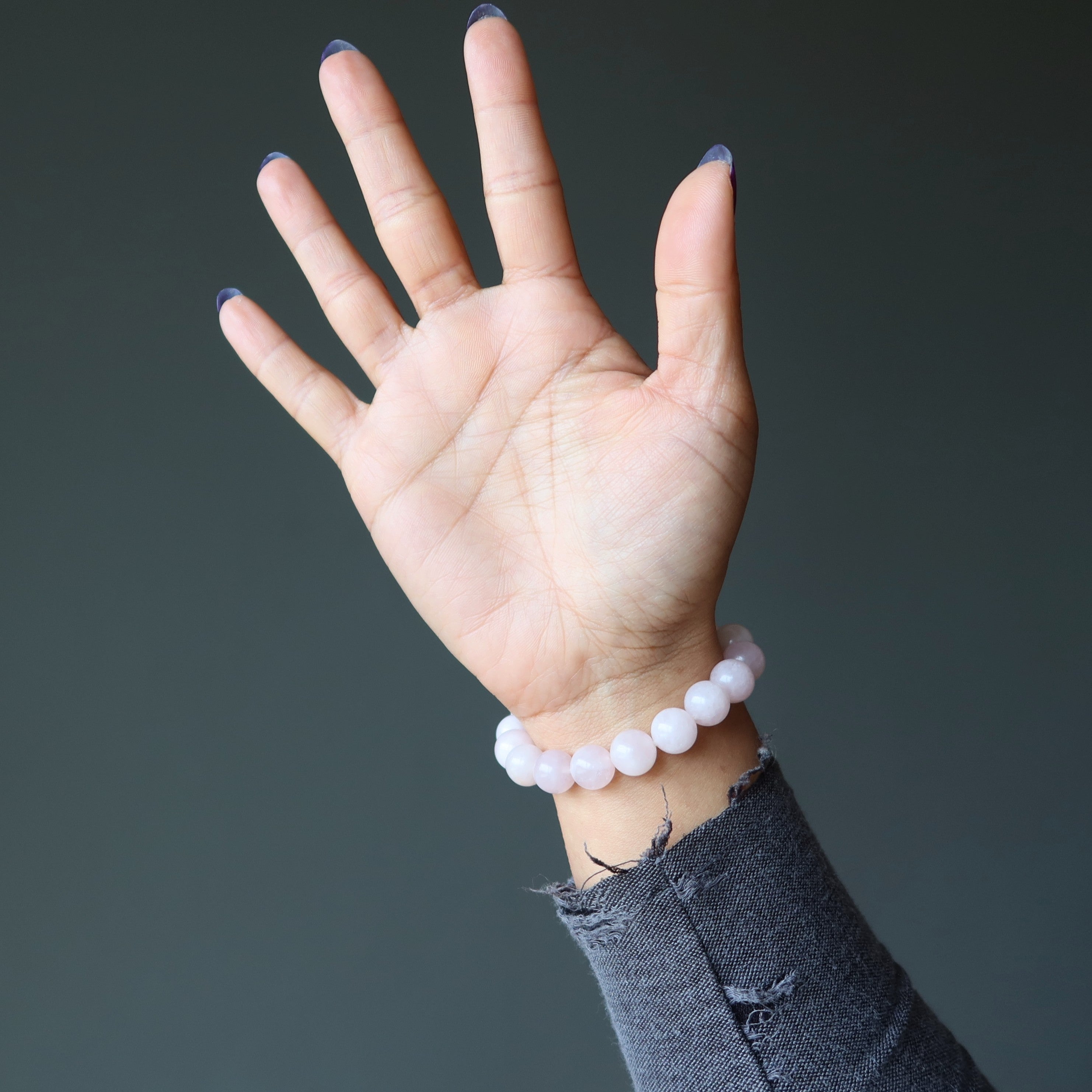 Rose Quartz Bracelet Creamy Dreamy Jewelry