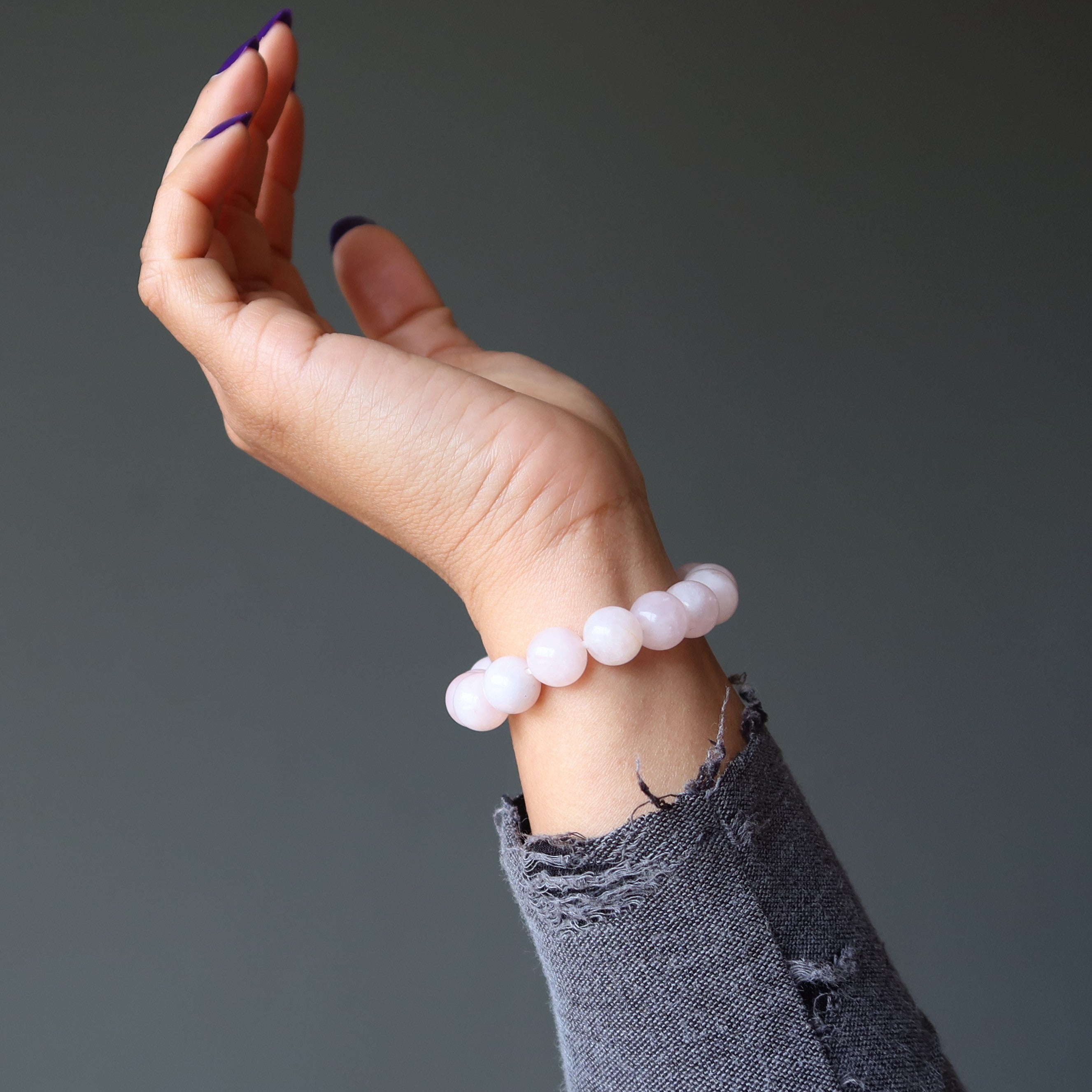Rose Quartz Bracelet Creamy Dreamy Jewelry