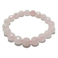 Rose Quartz Bracelet Love Spark Faceted Beads