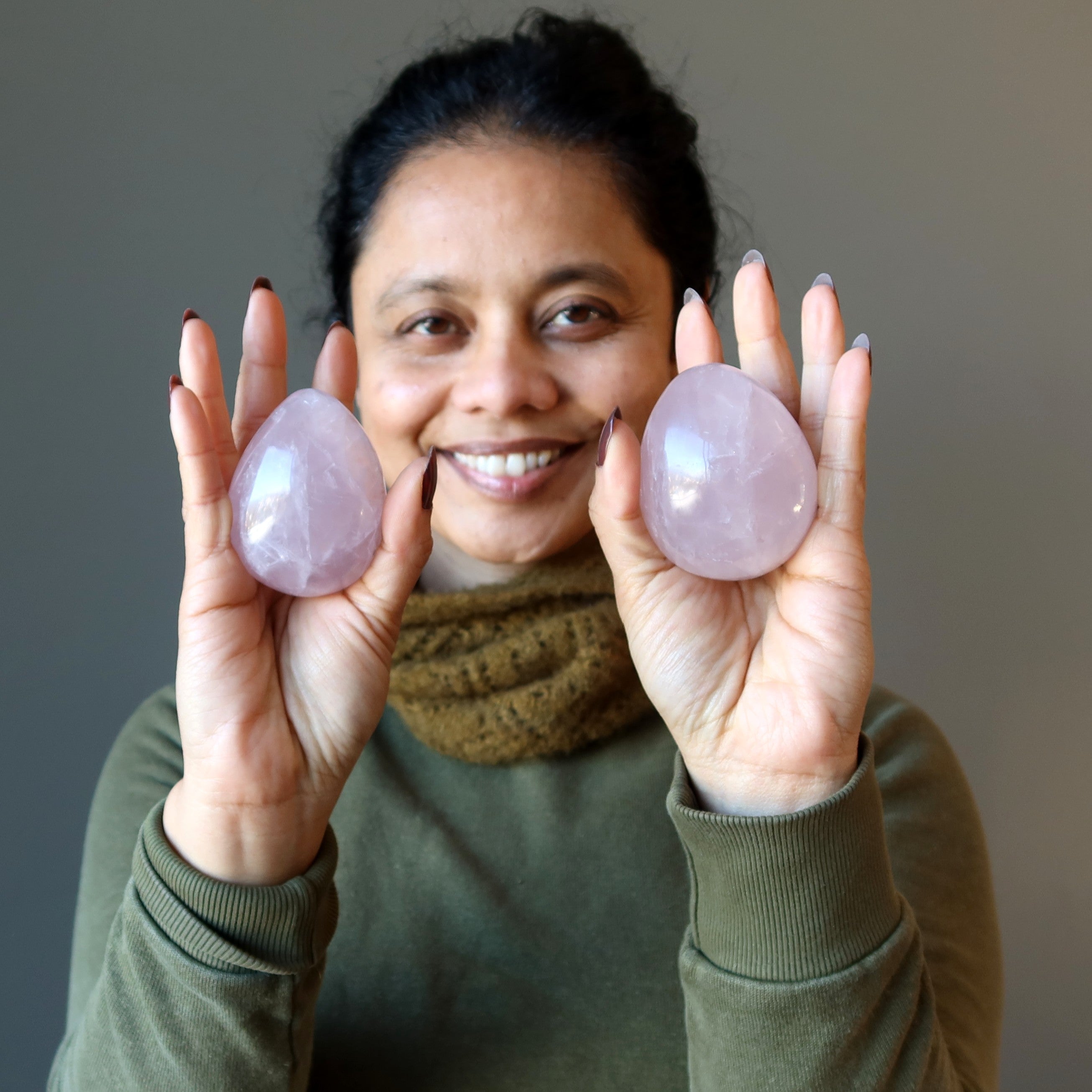 Rose Quartz Egg Sweet Relationships Hatching Love Stone