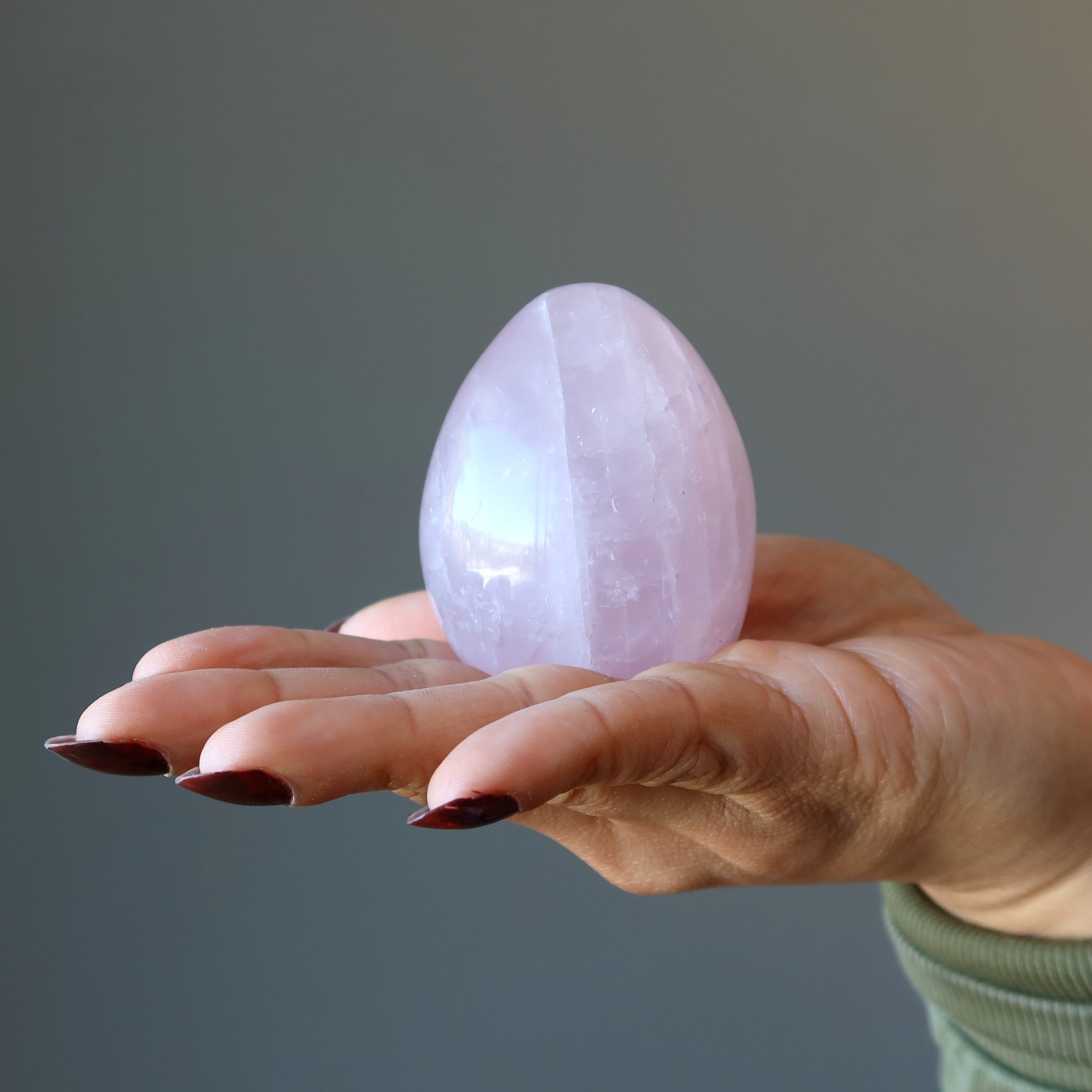 Rose Quartz Egg Sweet Relationships Hatching Love Stone