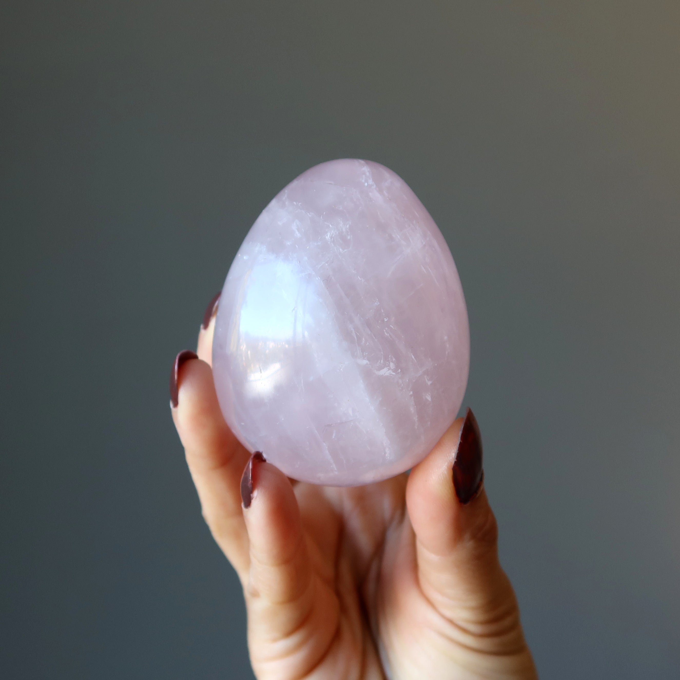 Rose Quartz Egg Sweet Relationships Hatching Love Stone
