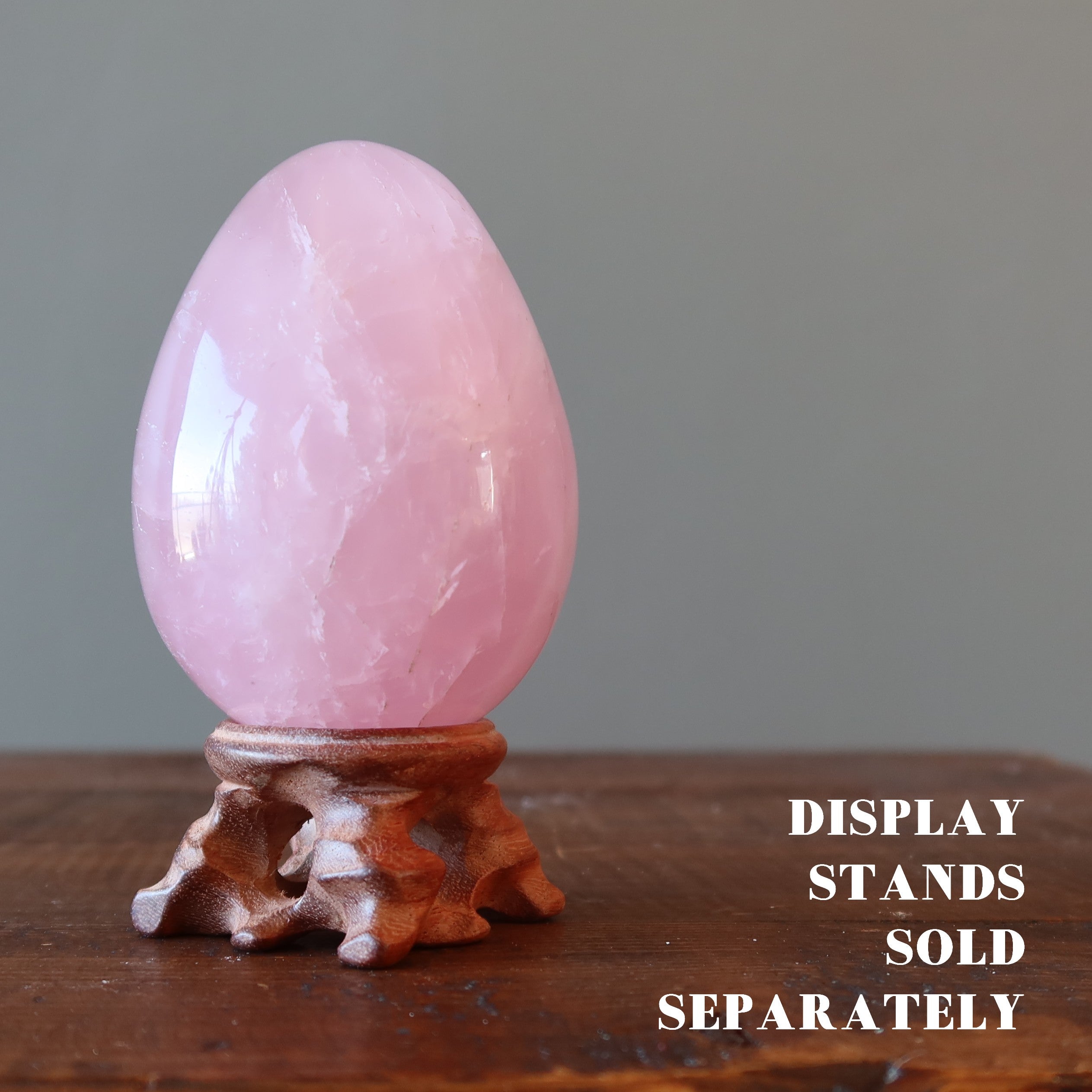 Rose Quartz Egg Pink Dancing Star Romance Love Crystal