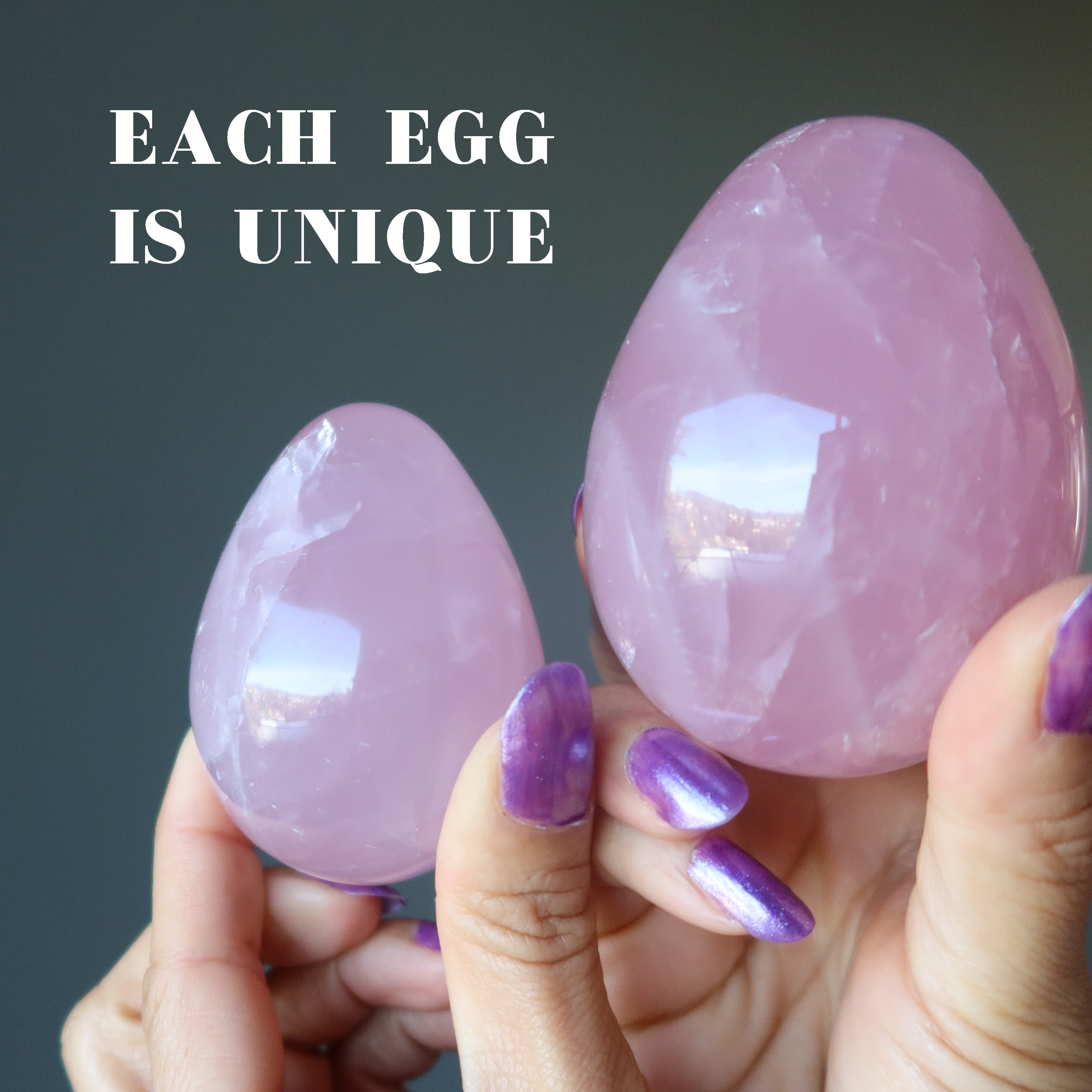 Rose Quartz Egg Pink Dancing Star Romance Love Crystal