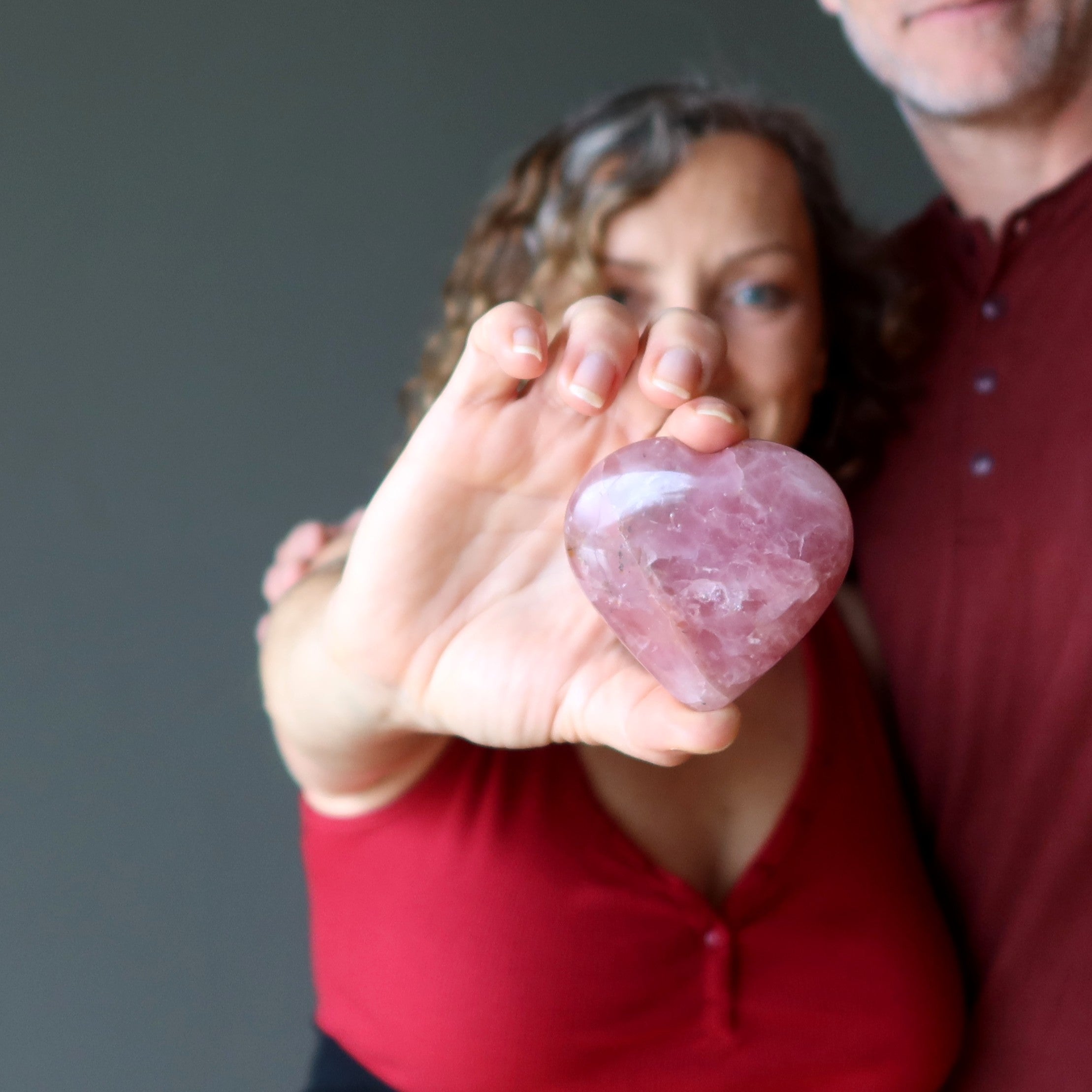 Cœur de quartz rose : un festival d'amour crépitant et pétillant