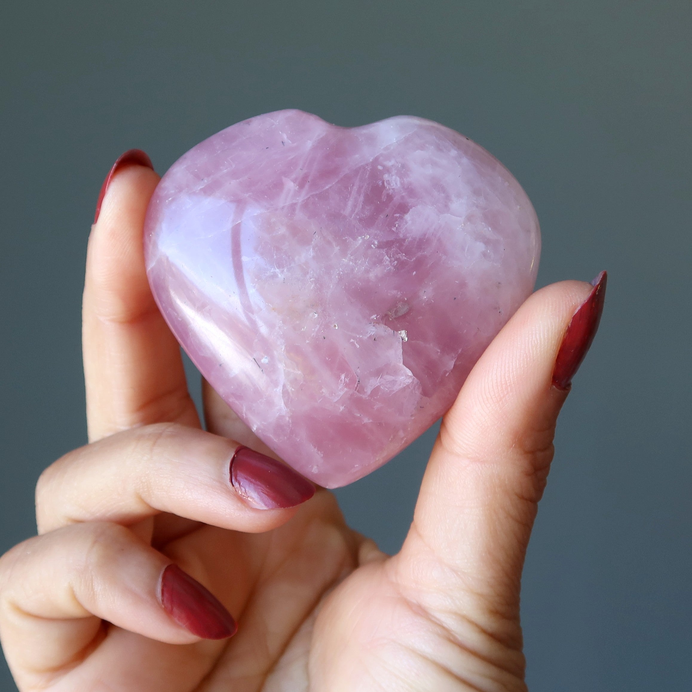 Cœur de quartz rose : un festival d'amour crépitant et pétillant