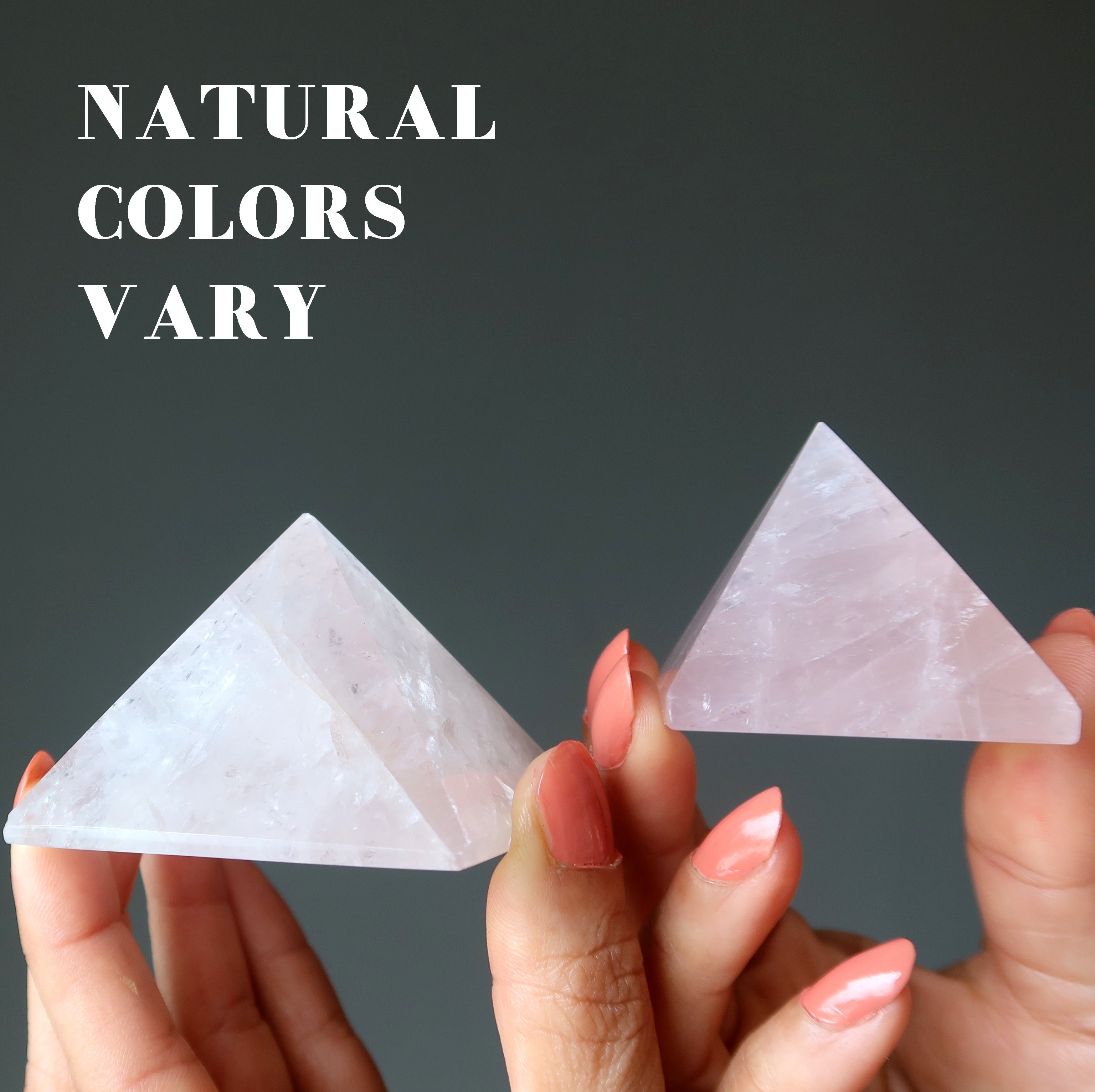 Rose Quartz Pyramid Pink Power of Love Crystal