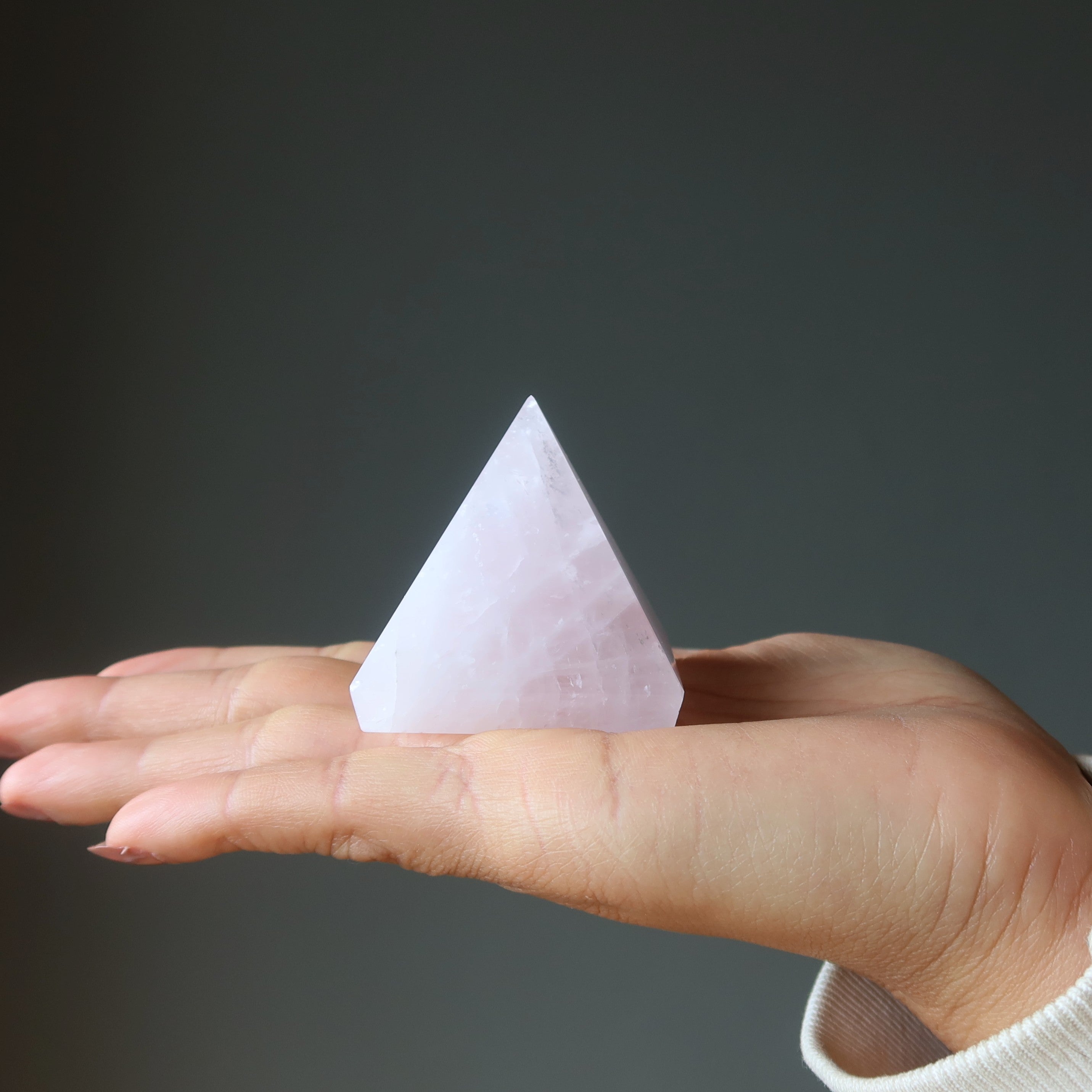 Rose Quartz Pyramid Pink Power of Love Crystal