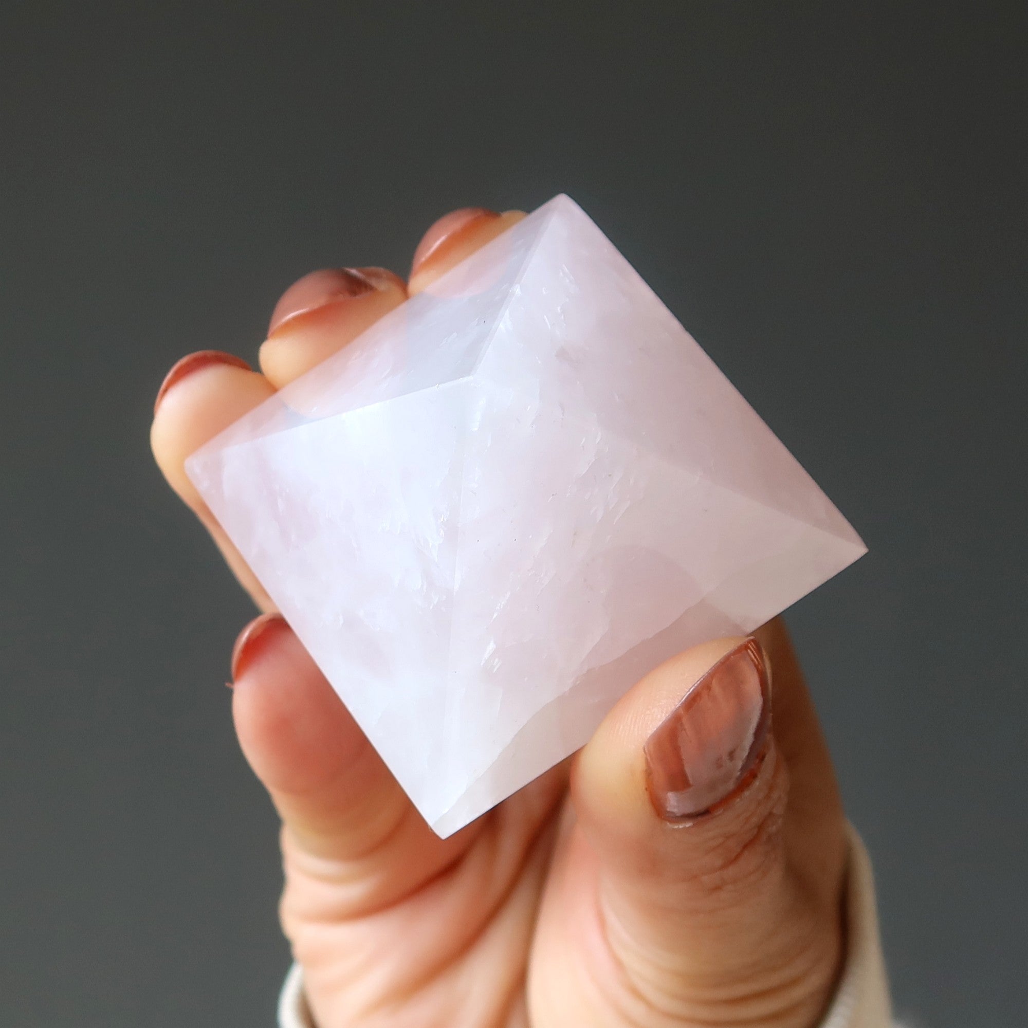 Rose Quartz Pyramid Pink Power of Love Crystal