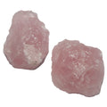 Rosenquarz Rohkristall Paar rosa Wahre Liebe Edelsteine