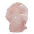 Rose Quartz Skull Love Serenity Crystal Carving