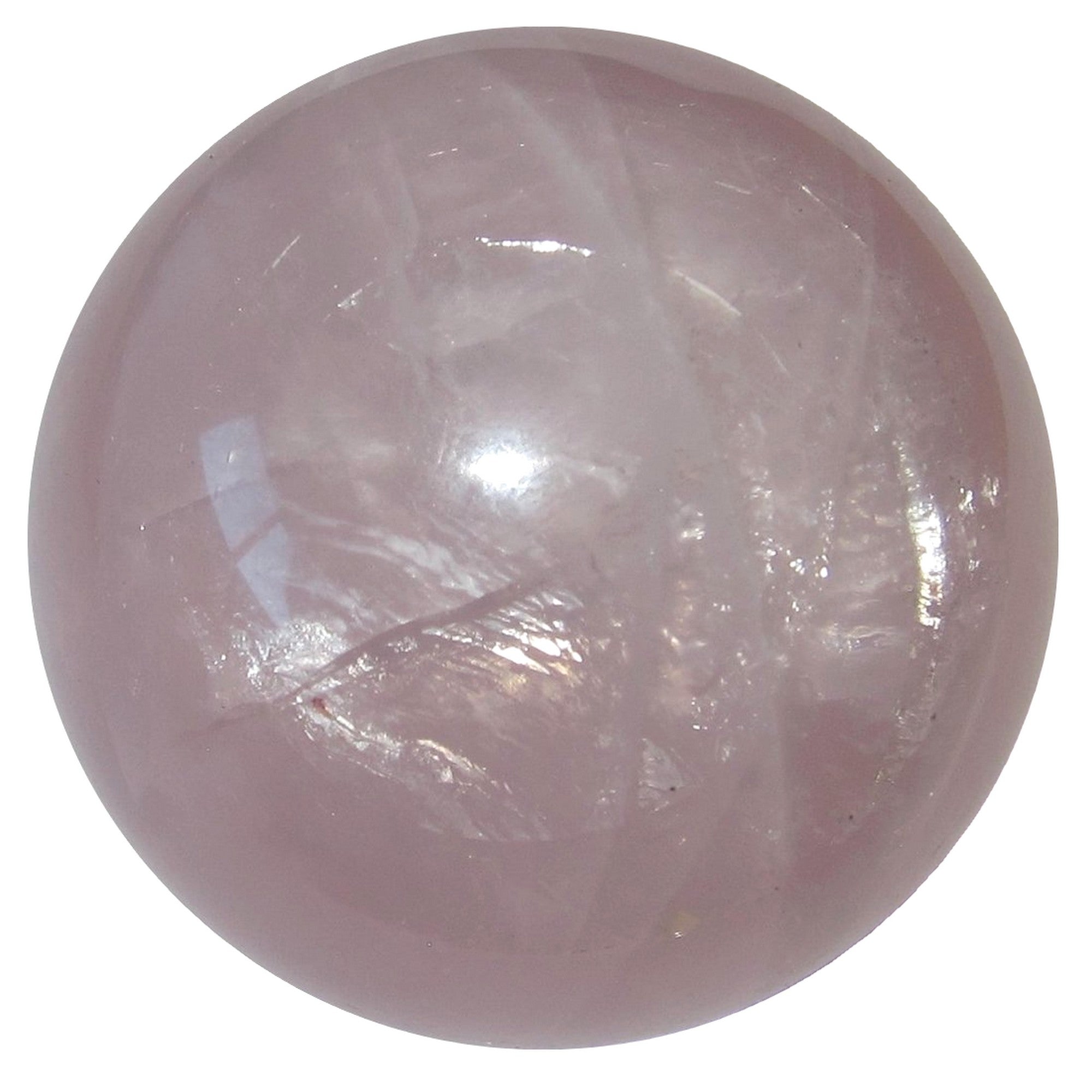 Rose Quartz Sphere Dancing Star Crystal Ball