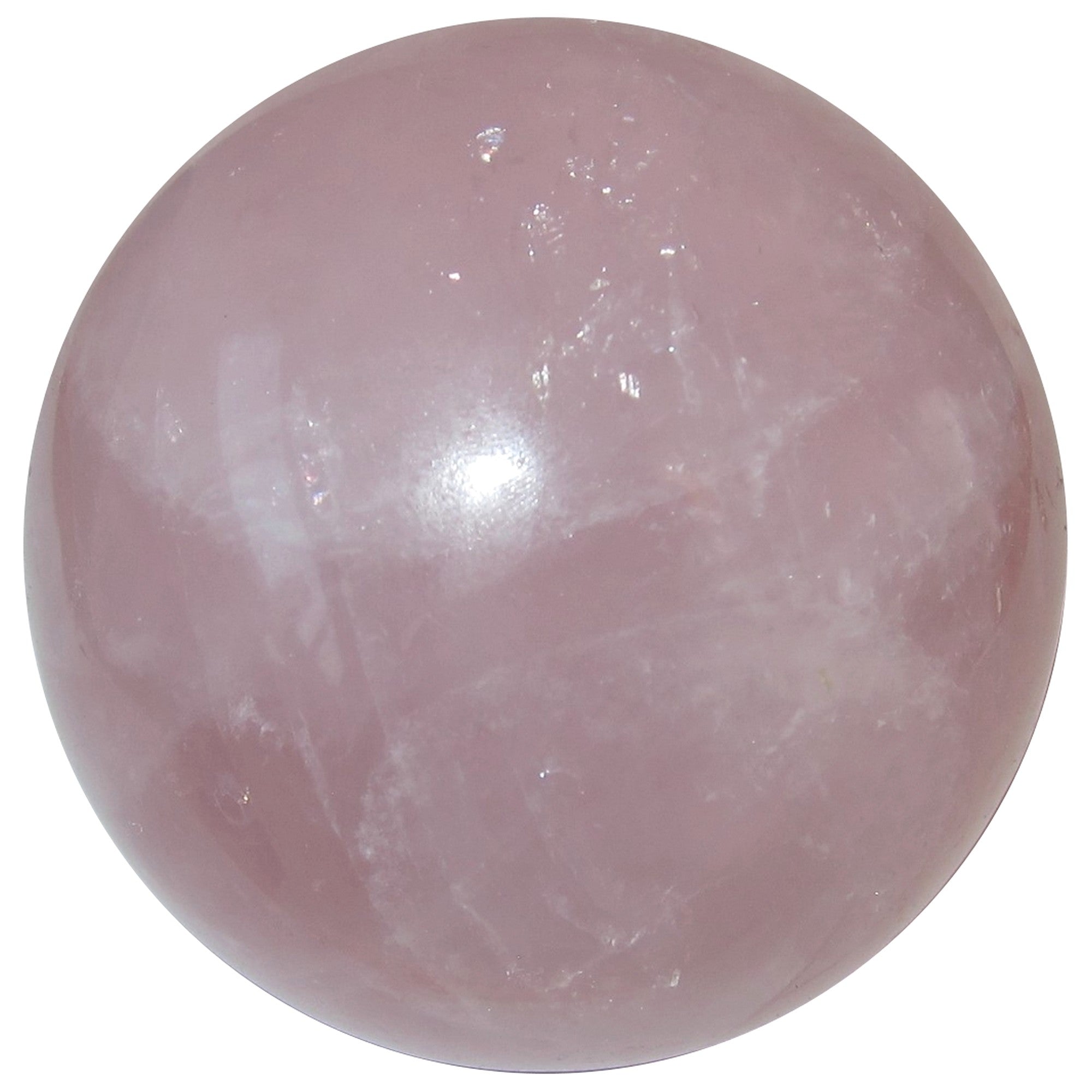 Rose Quartz Sphere Pink EQ Love Stone Crystal Ball