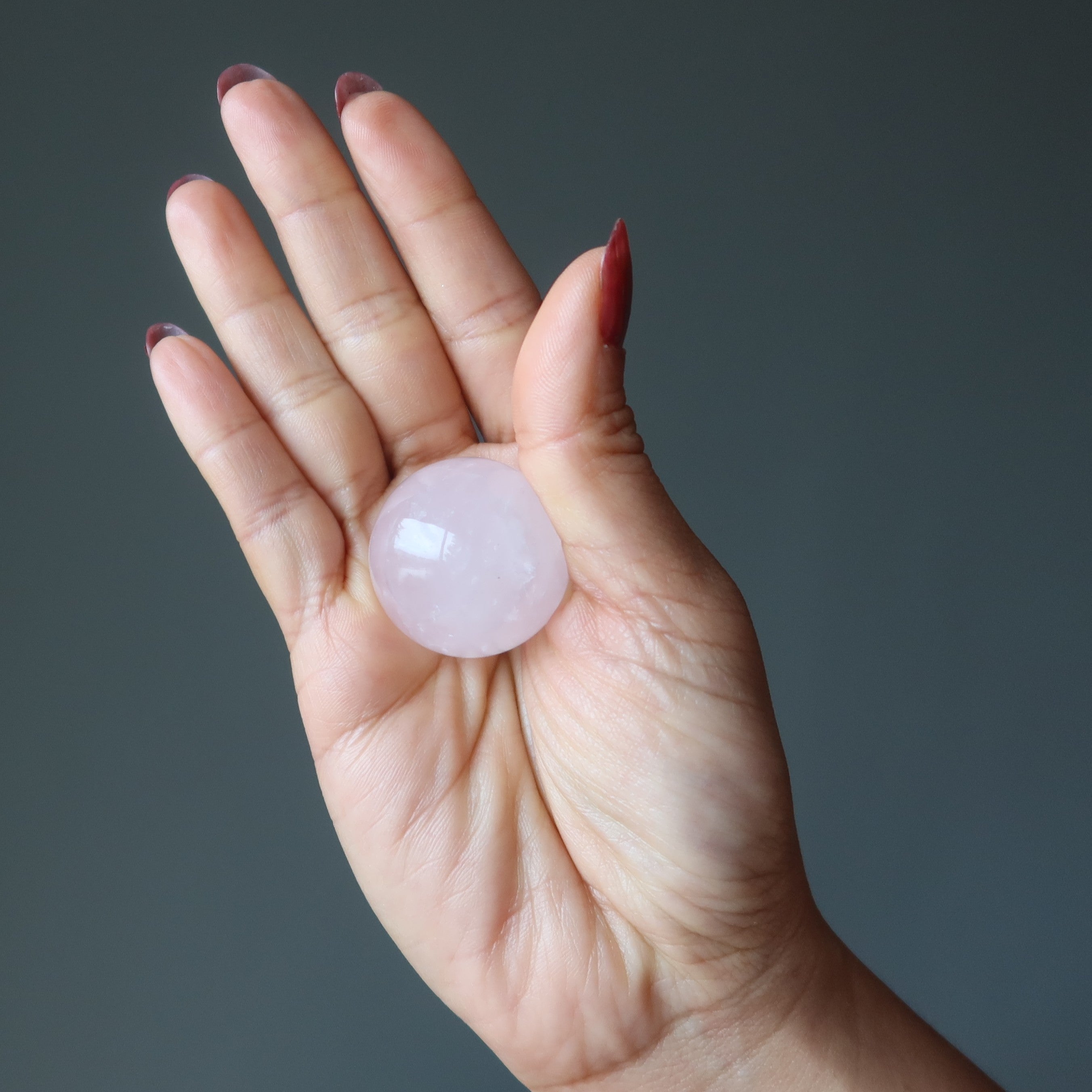 Rose Quartz Sphere Pink EQ Love Stone Crystal Ball
