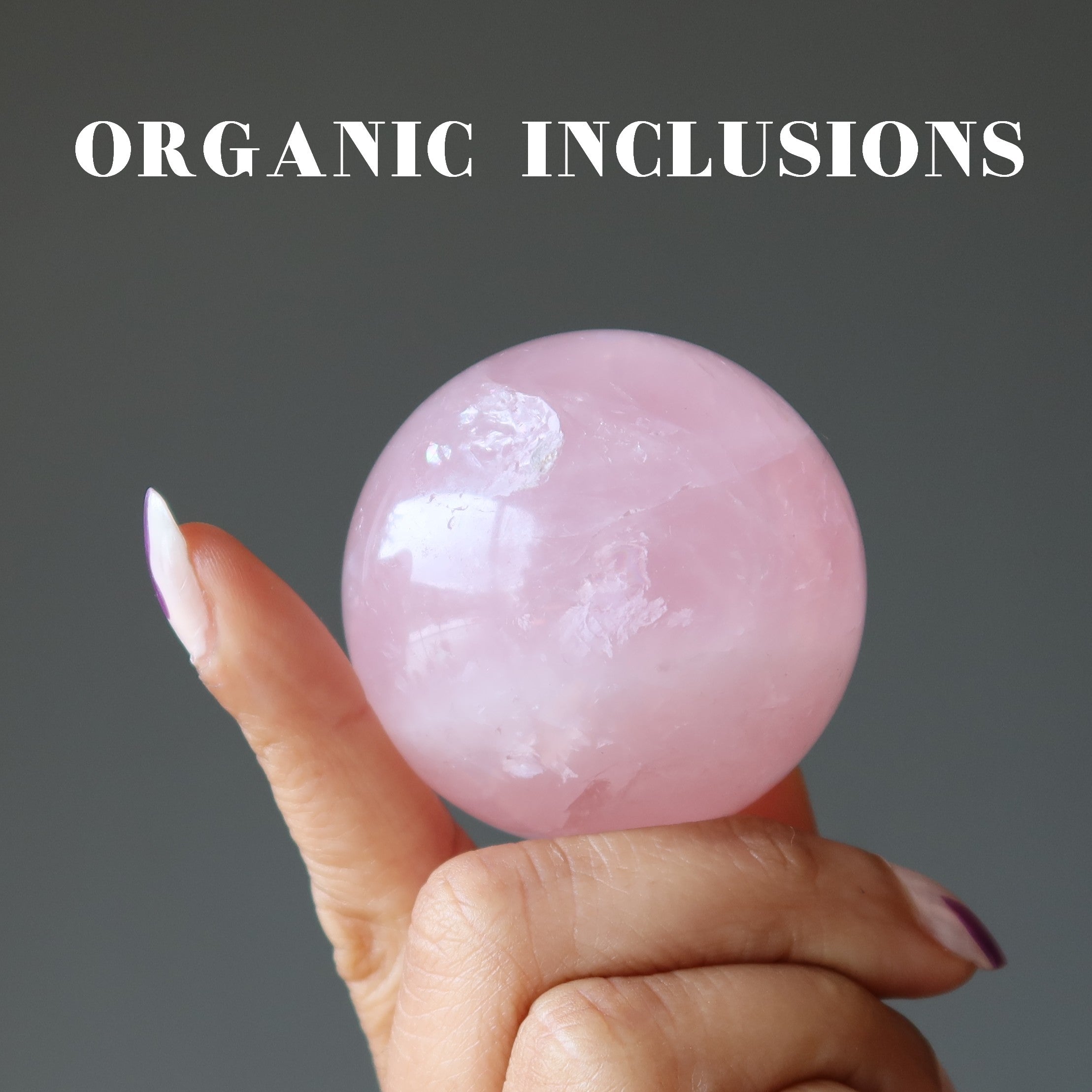 Sphère de quartz rose Guérisseur Guerrier Bal en cristal