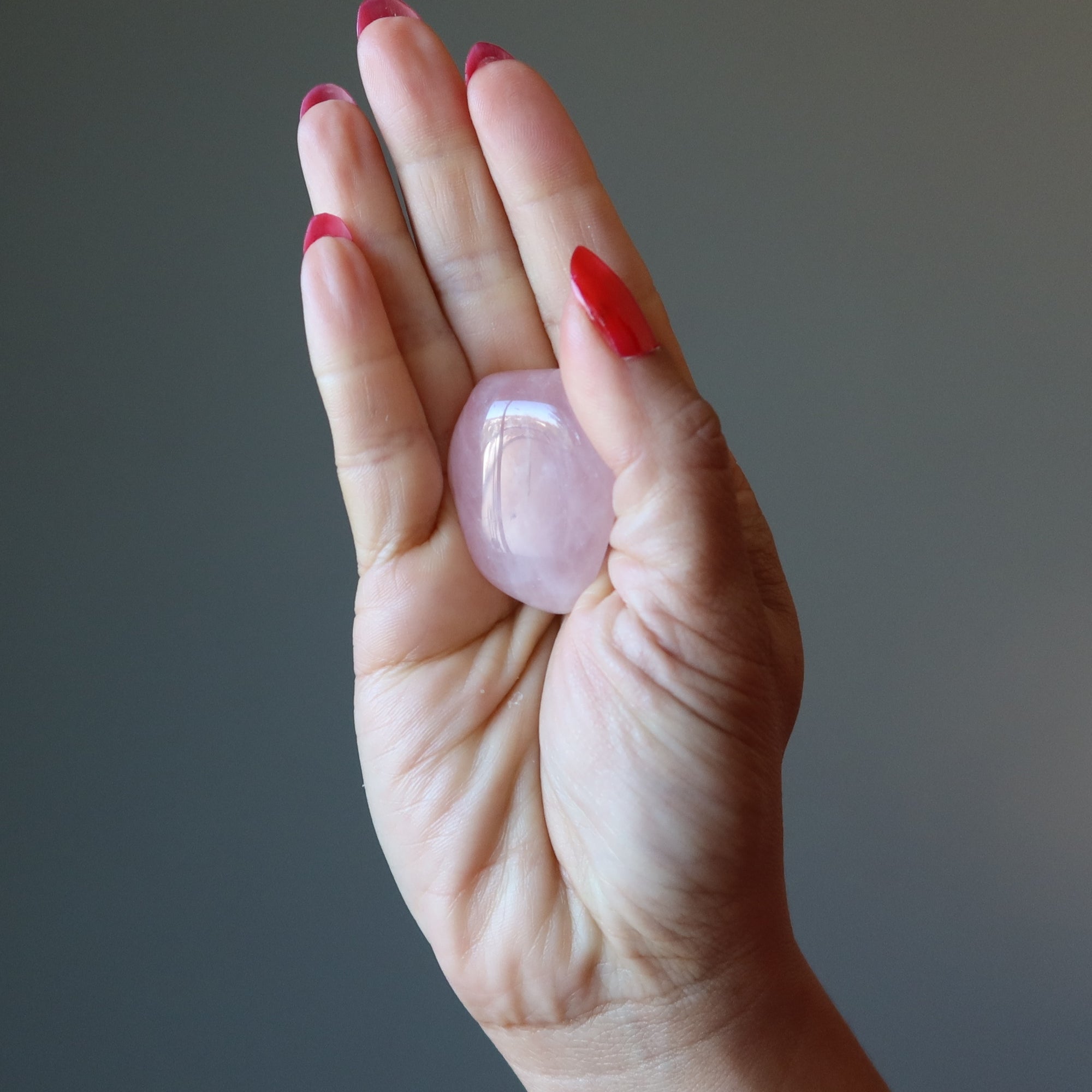 Rose Quartz Tumbled Stone Organic Love Crystal