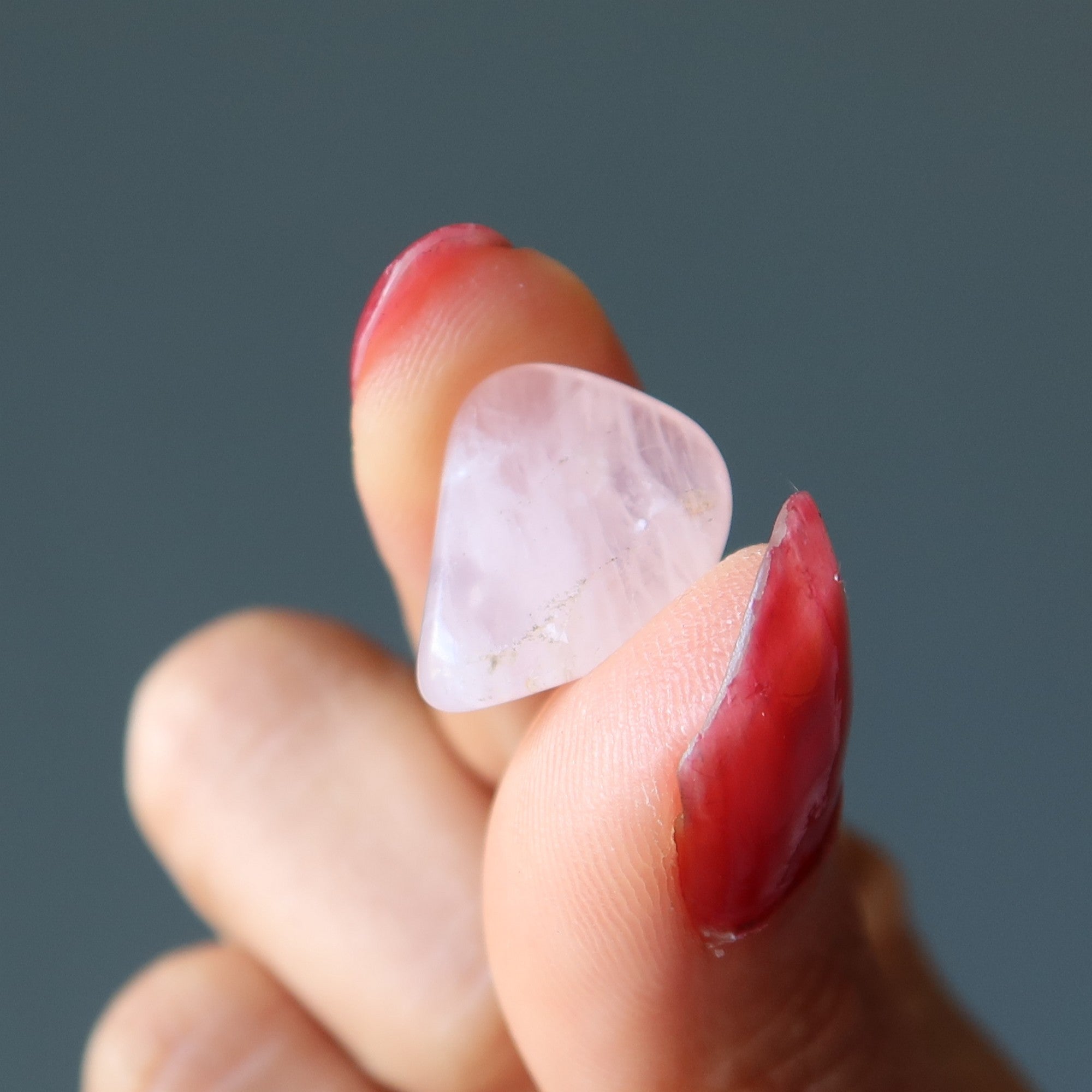 Rose Quartz Tumbled Stone Organic Love Crystal