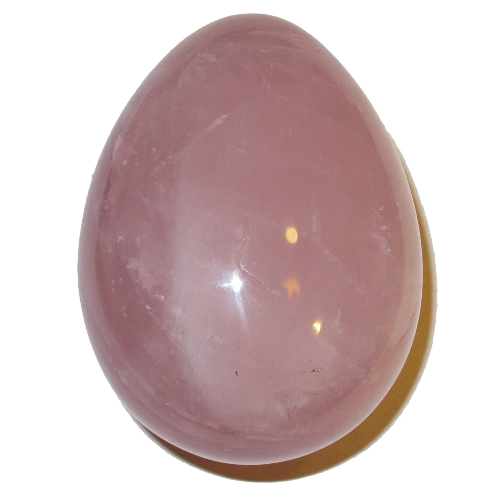 Rose Quartz Egg Pink Dancing Star Romance Love Crystal