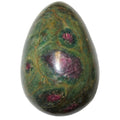 Ruby Fuchsite Egg Forest Green Fresh Start Fairytale Crystal