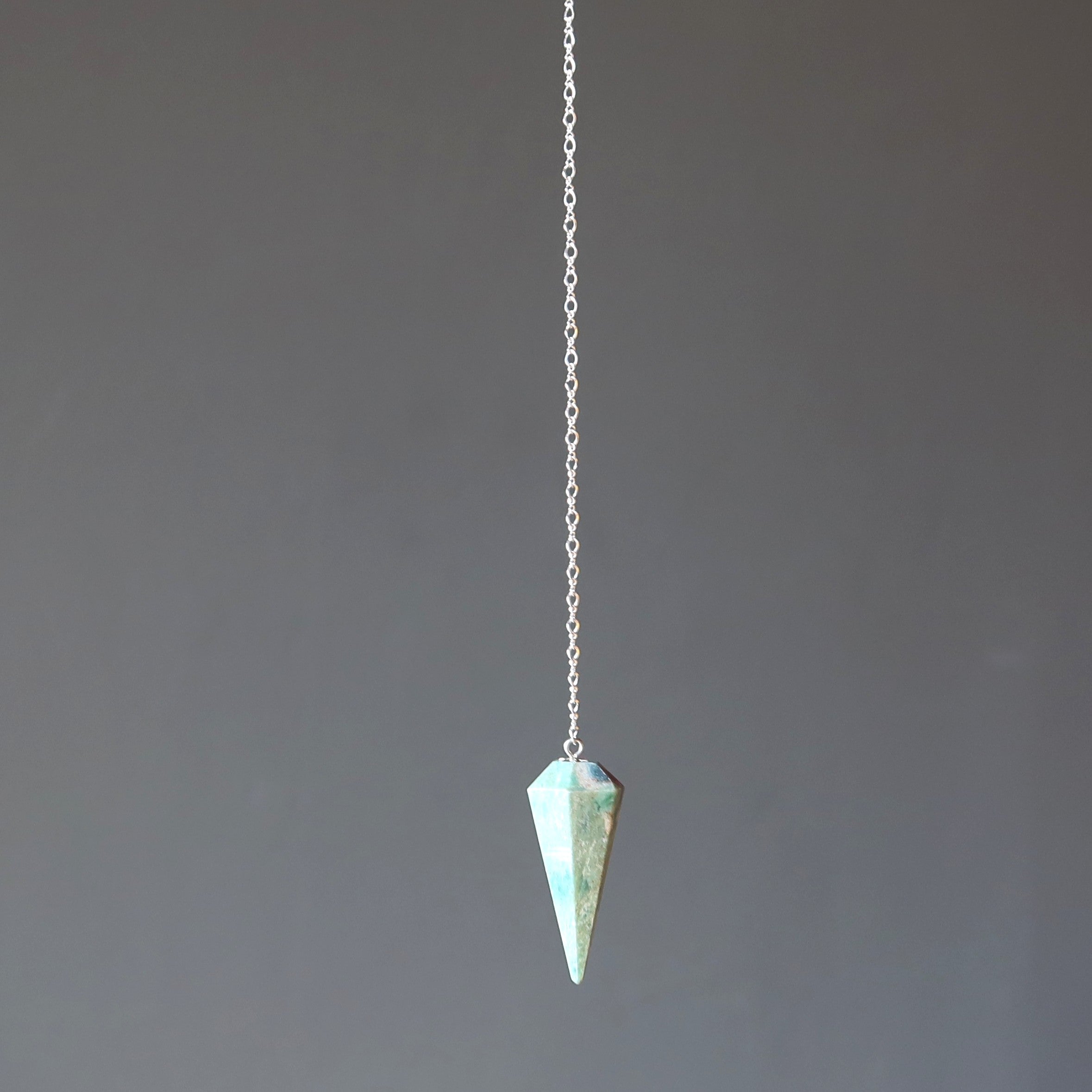 Ruby Fuchsite Pendulum Inner Truth Sterling Silver