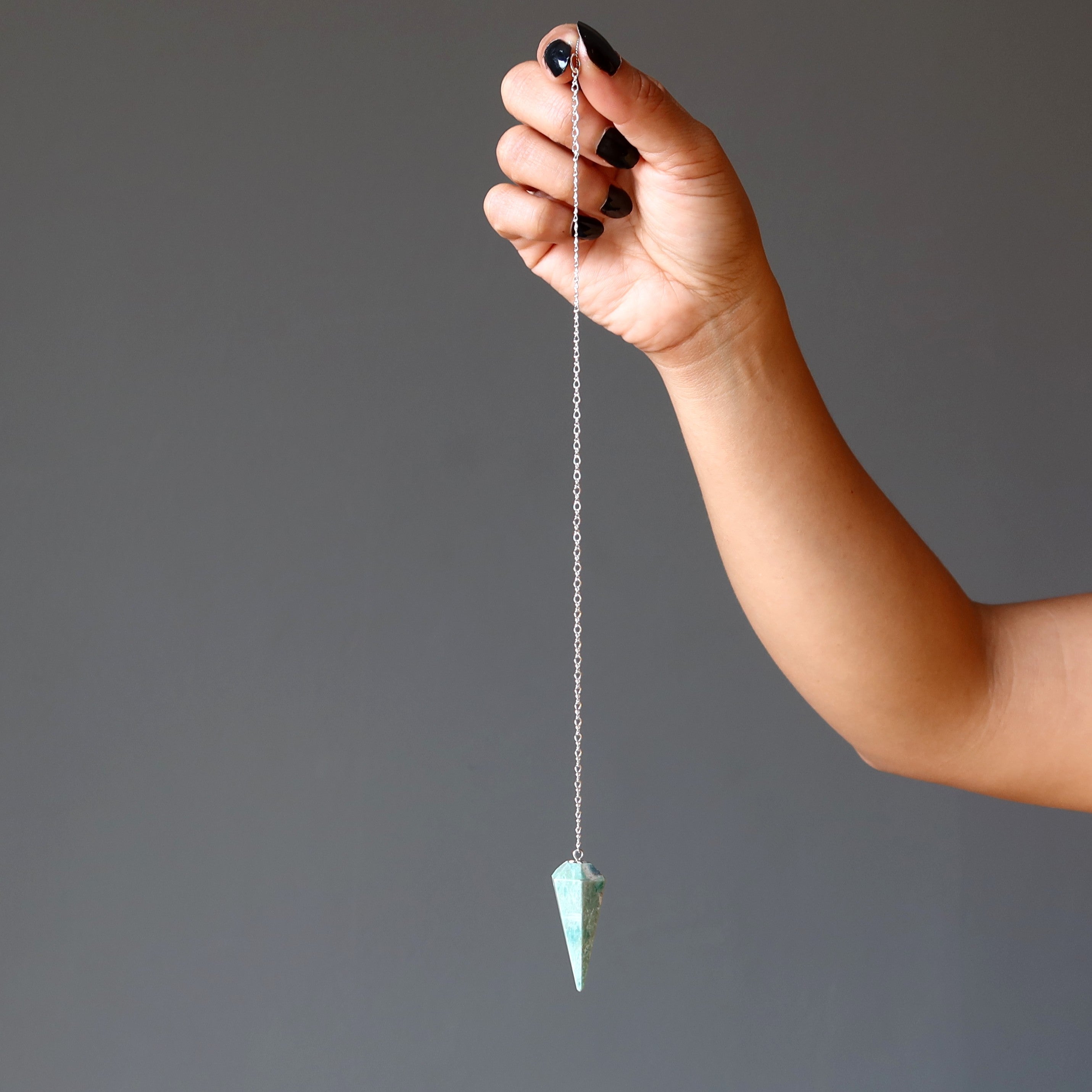 Ruby Fuchsite Pendulum Inner Truth Sterling Silver