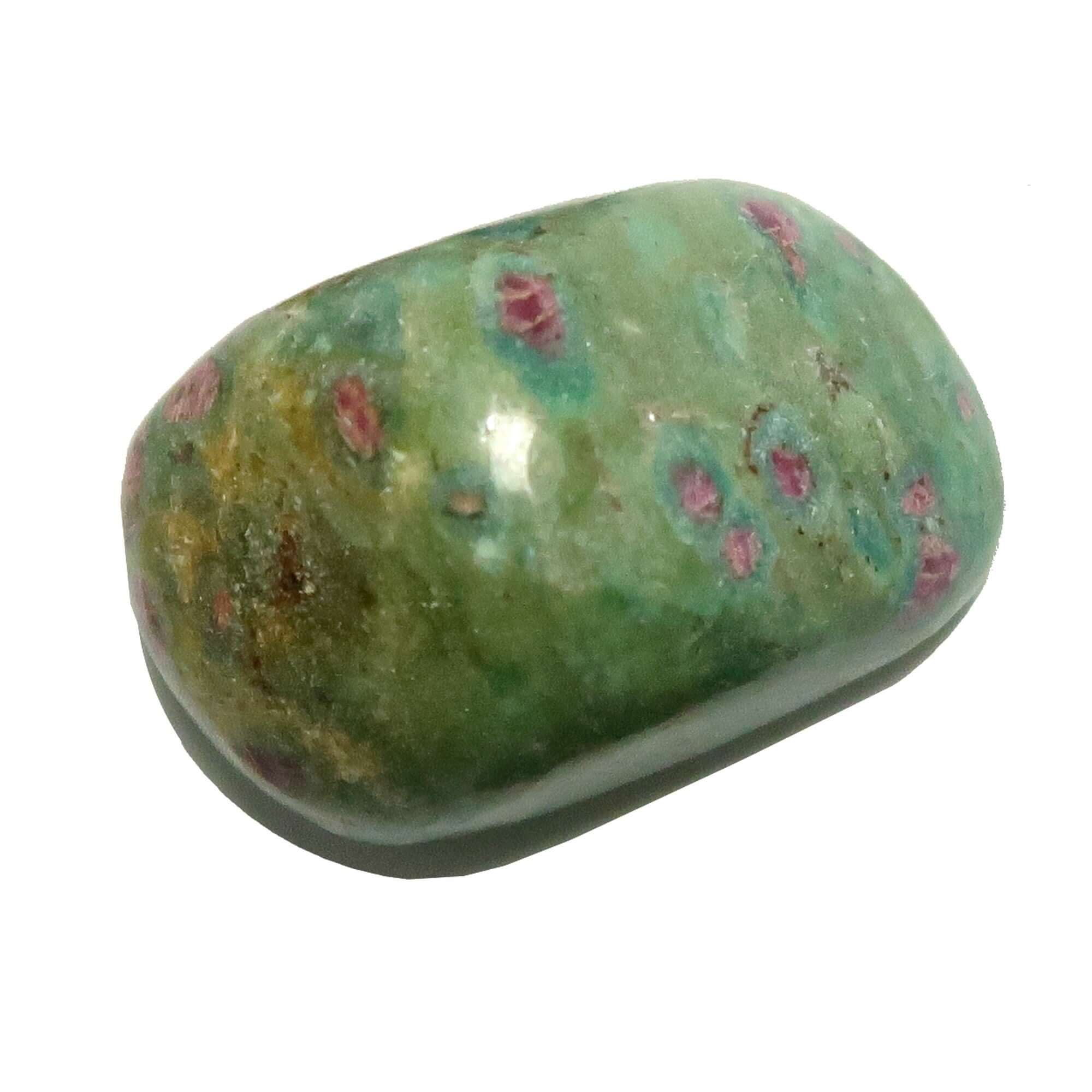 Ruby Fuchsite Tumbled Stone Grace Gratitude