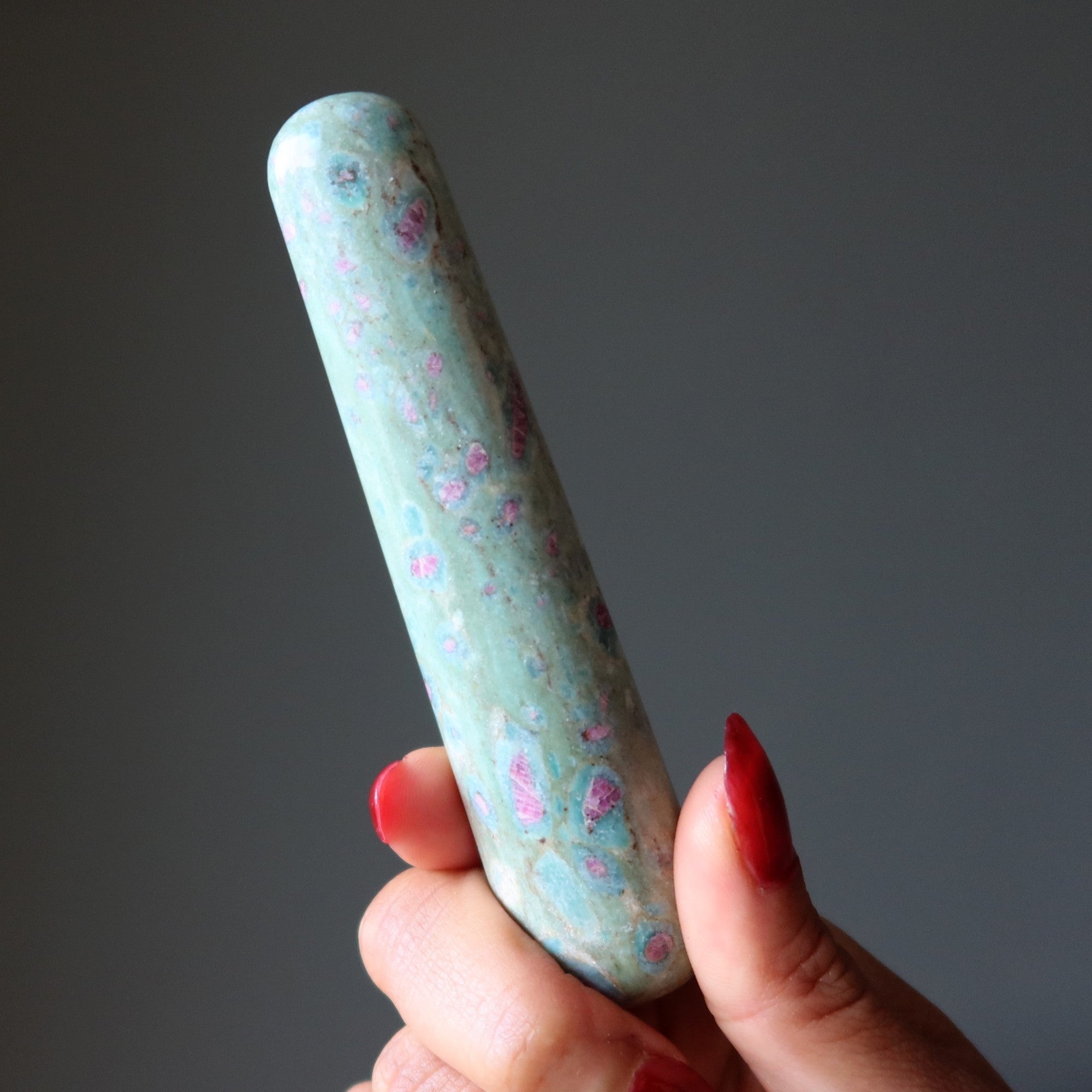 Ruby Fuchsite Massage Wand No Stress Crystal