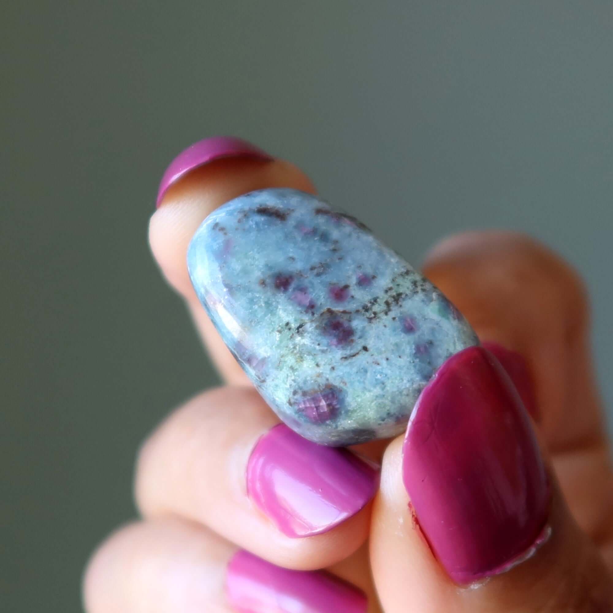 Ruby Kyanite Tumbled Stone Awakened Visions