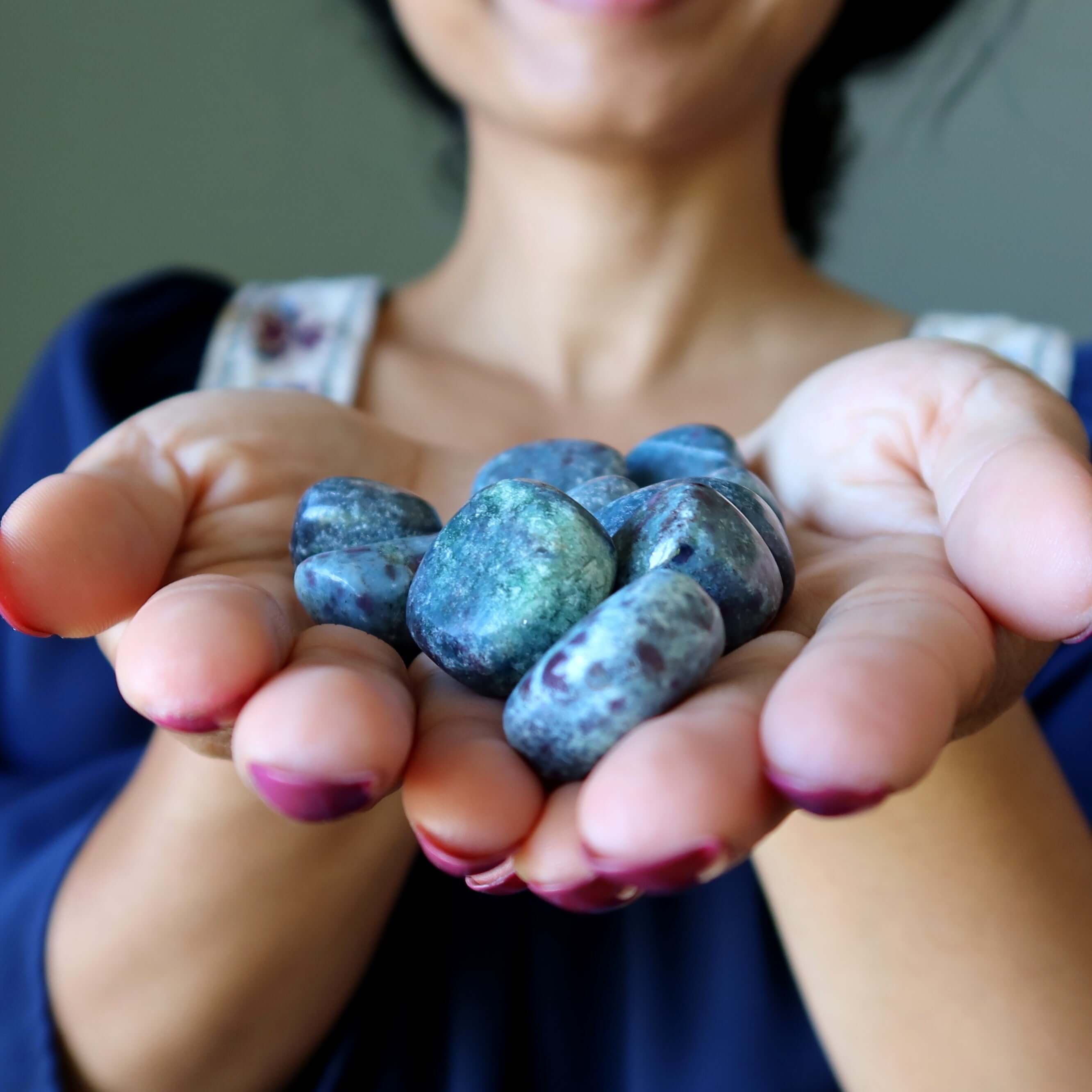 Ruby Kyanite Tumbled Stone Awakened Visions