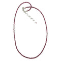 Red Ruby Necklace Precious Gems Sterling Silver