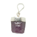 Red Ruby Pendant Real Raw Romance Gem Sterling