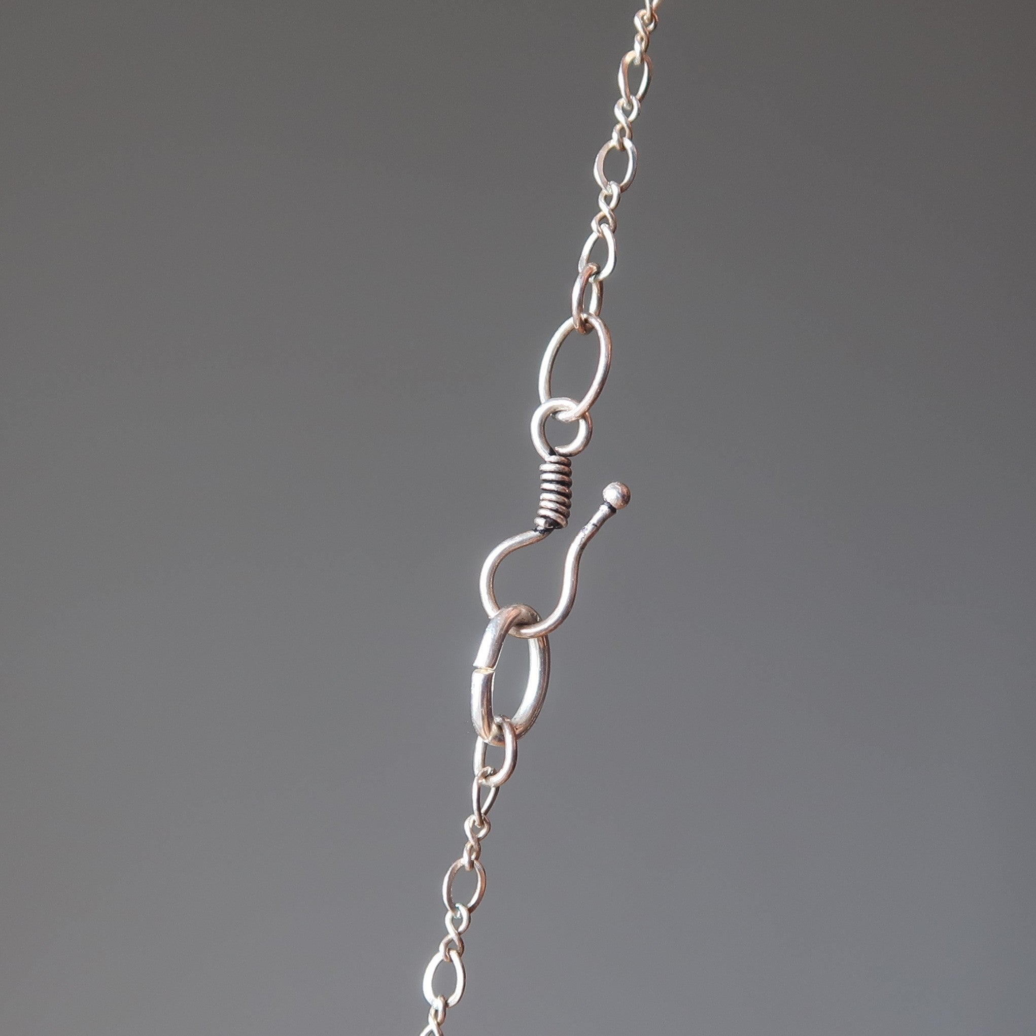Collier Ruby Zoïsite Amour Chanceux Maillons Argent Sterling