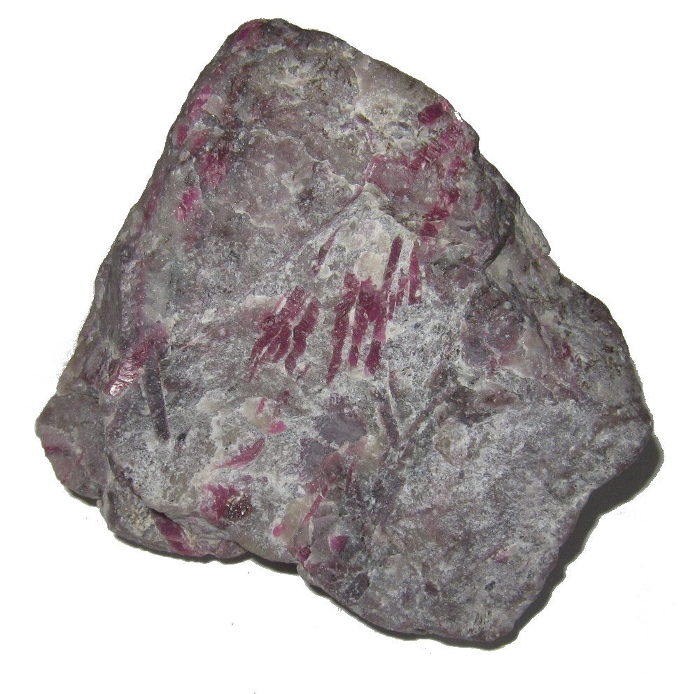 Rubis brut grappe de pierres précieuses lépidolite rouge cristal pierre spirituelle amour