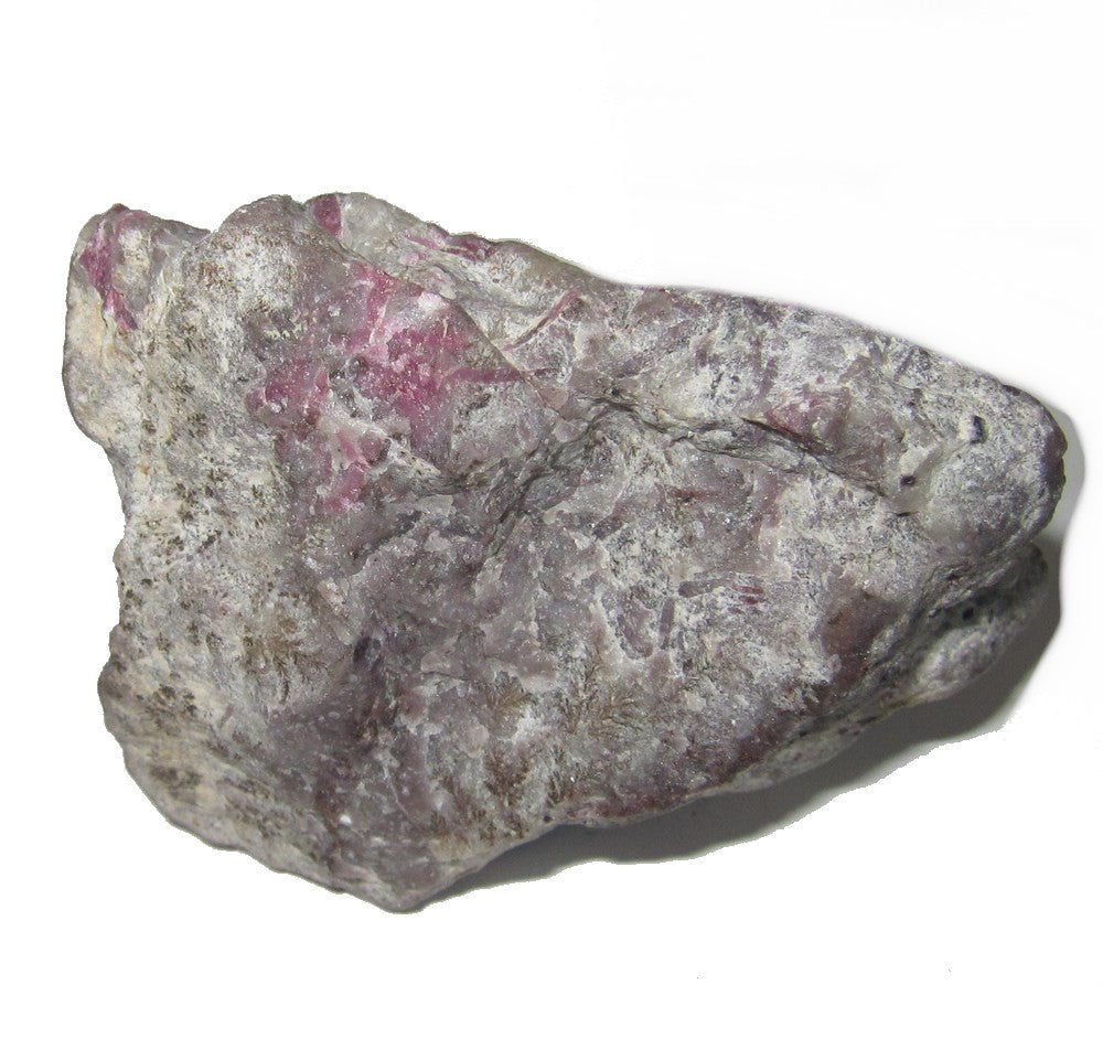 Rubis brut grappe de pierres précieuses lépidolite rouge cristal pierre spirituelle amour