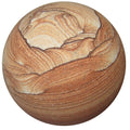 Sandstone Sphere Desert Sunrise Crystal Ball Brown Landscape