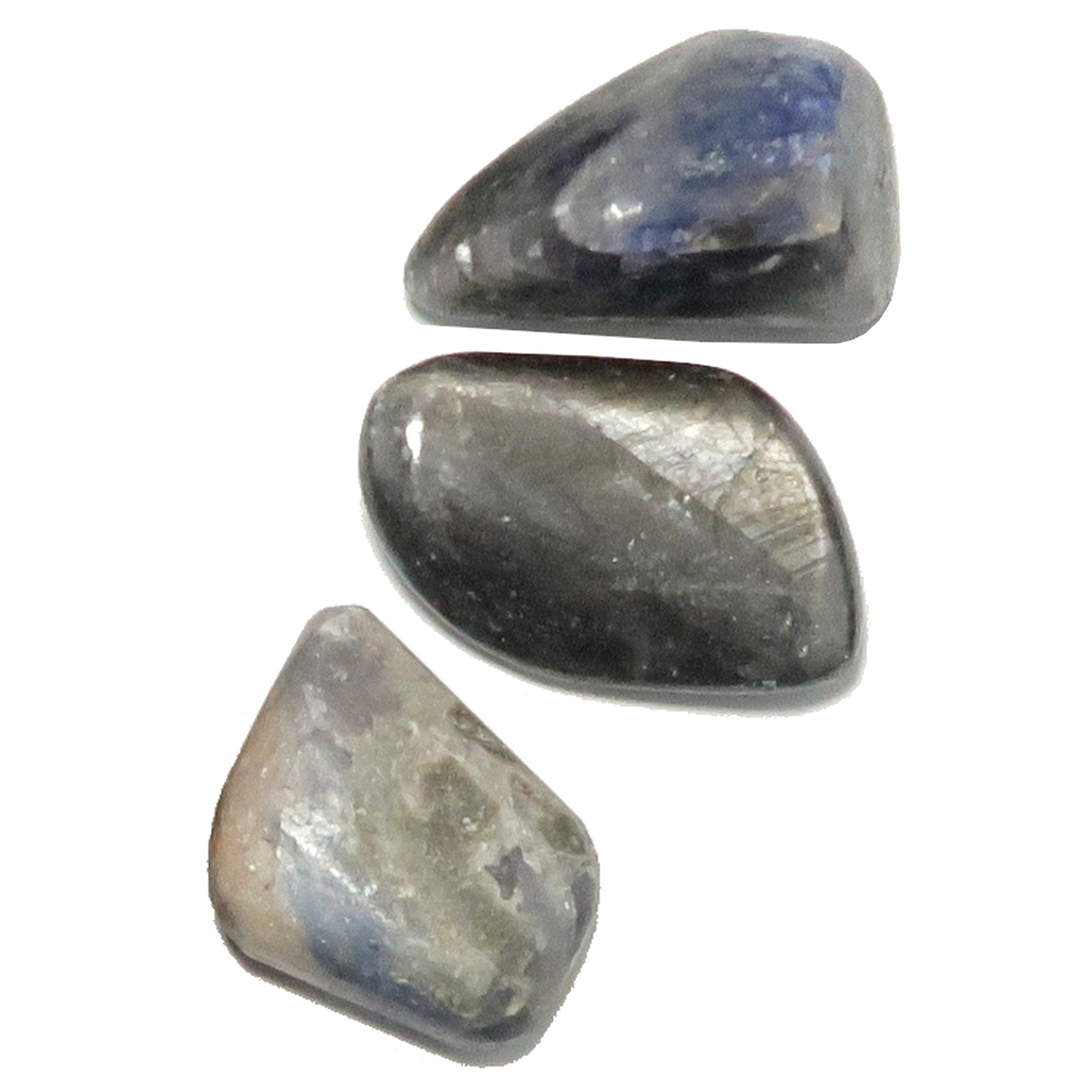 Saphir Trommelstein Intuitiver Blauer Edelstein