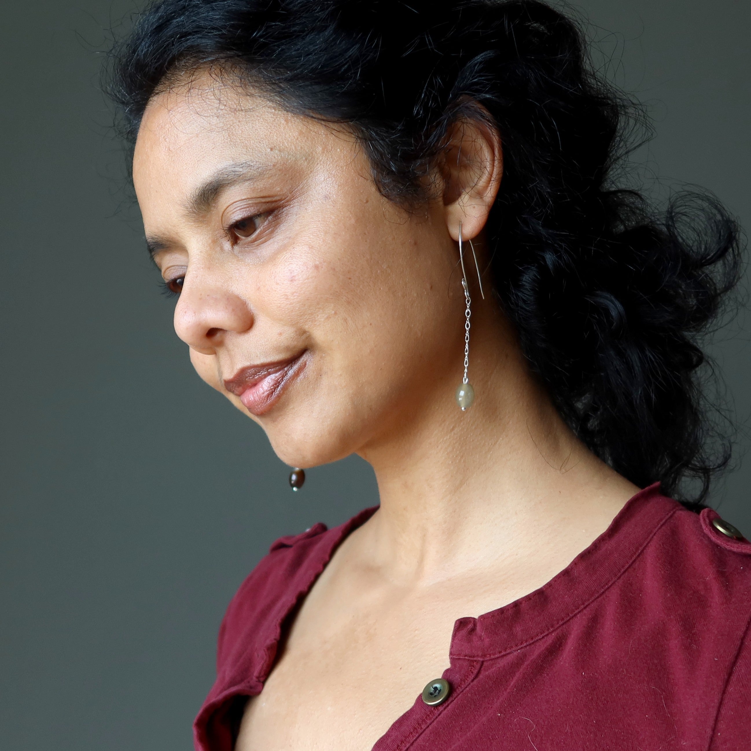 Sardonyx-Ohrringe Ihr atemberaubender Stil Lang Sterling Silber