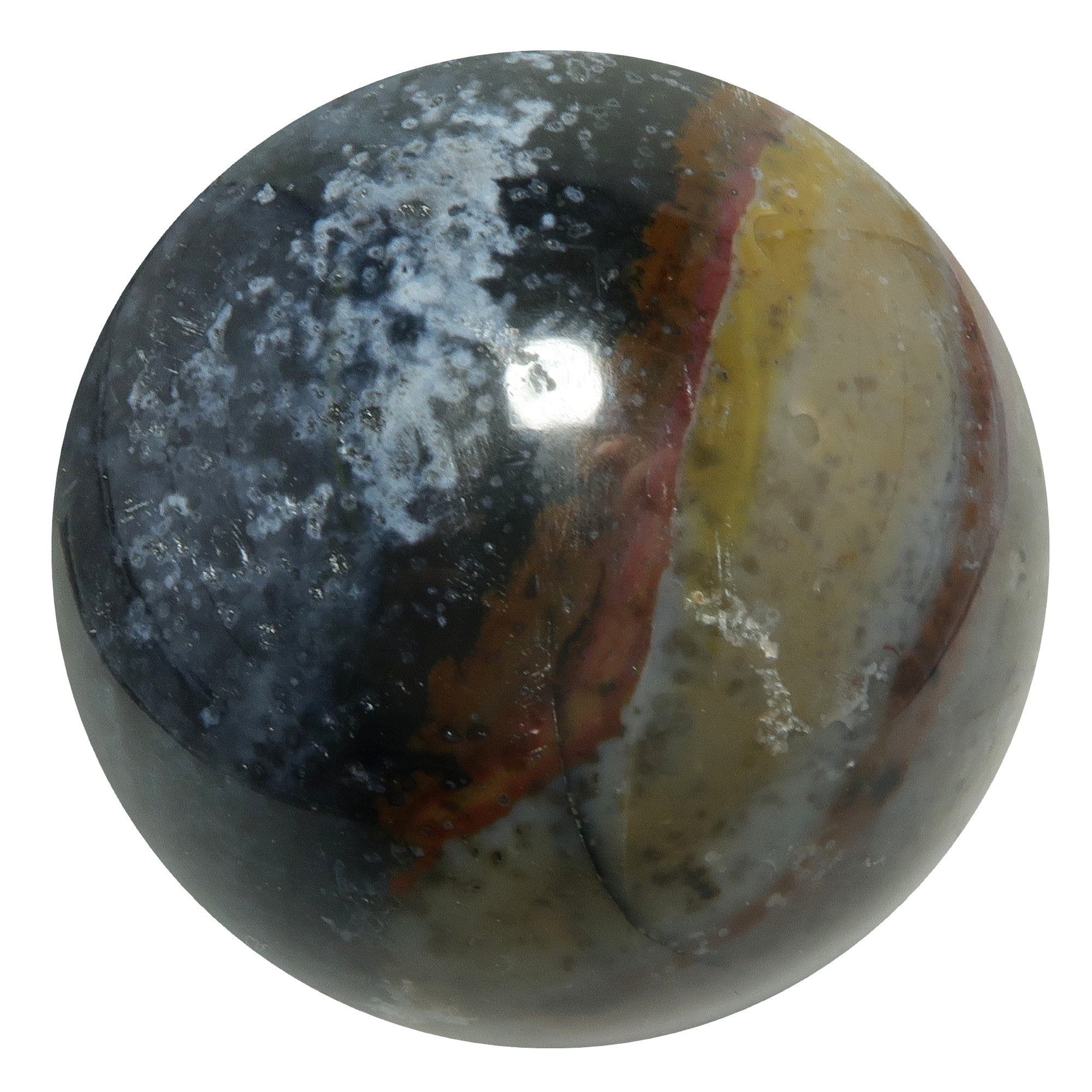 Sardonyx Sphere Brown Cream Aura Saver Crystal Ball