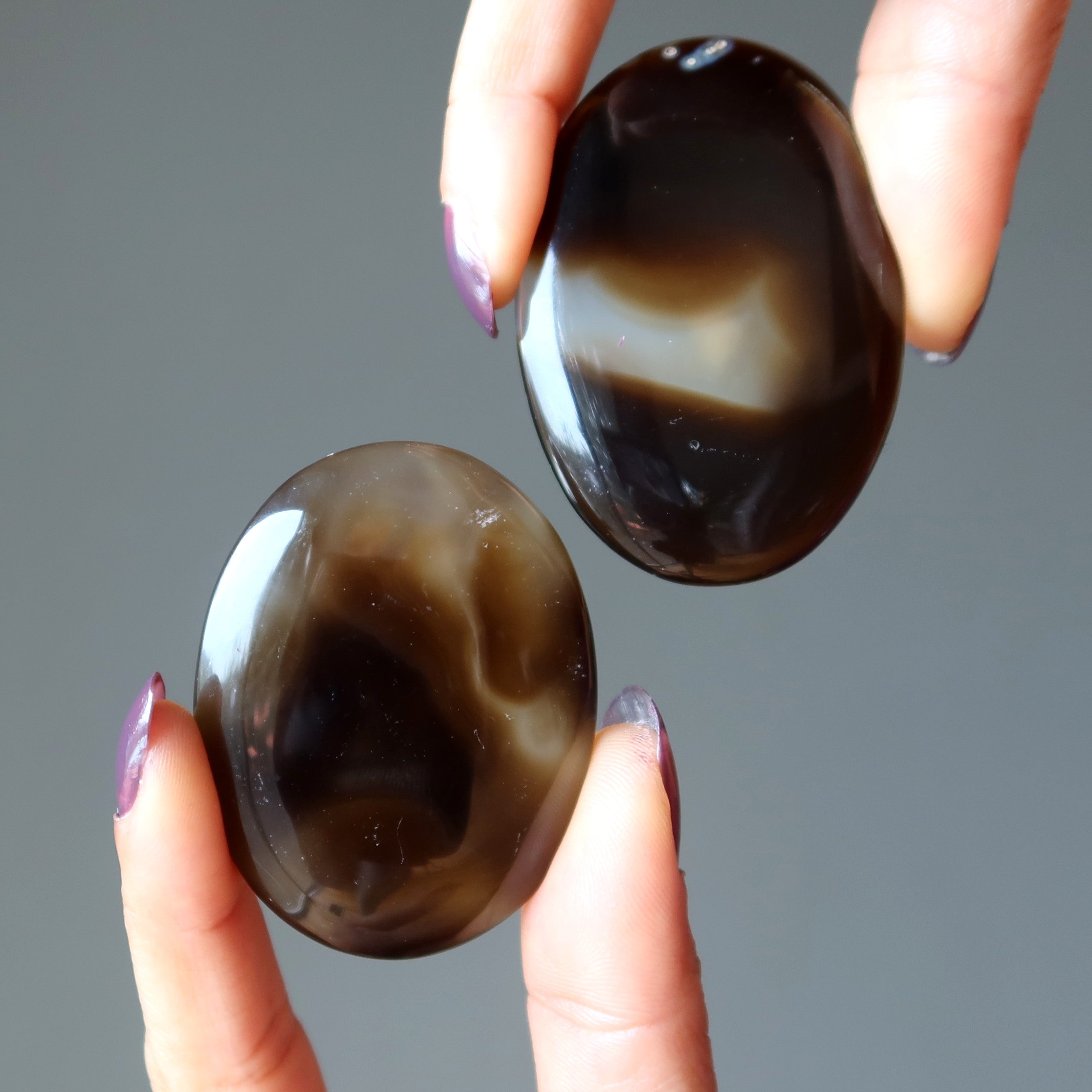 Sardonyx Grid Crystal Pair Safety Mandala