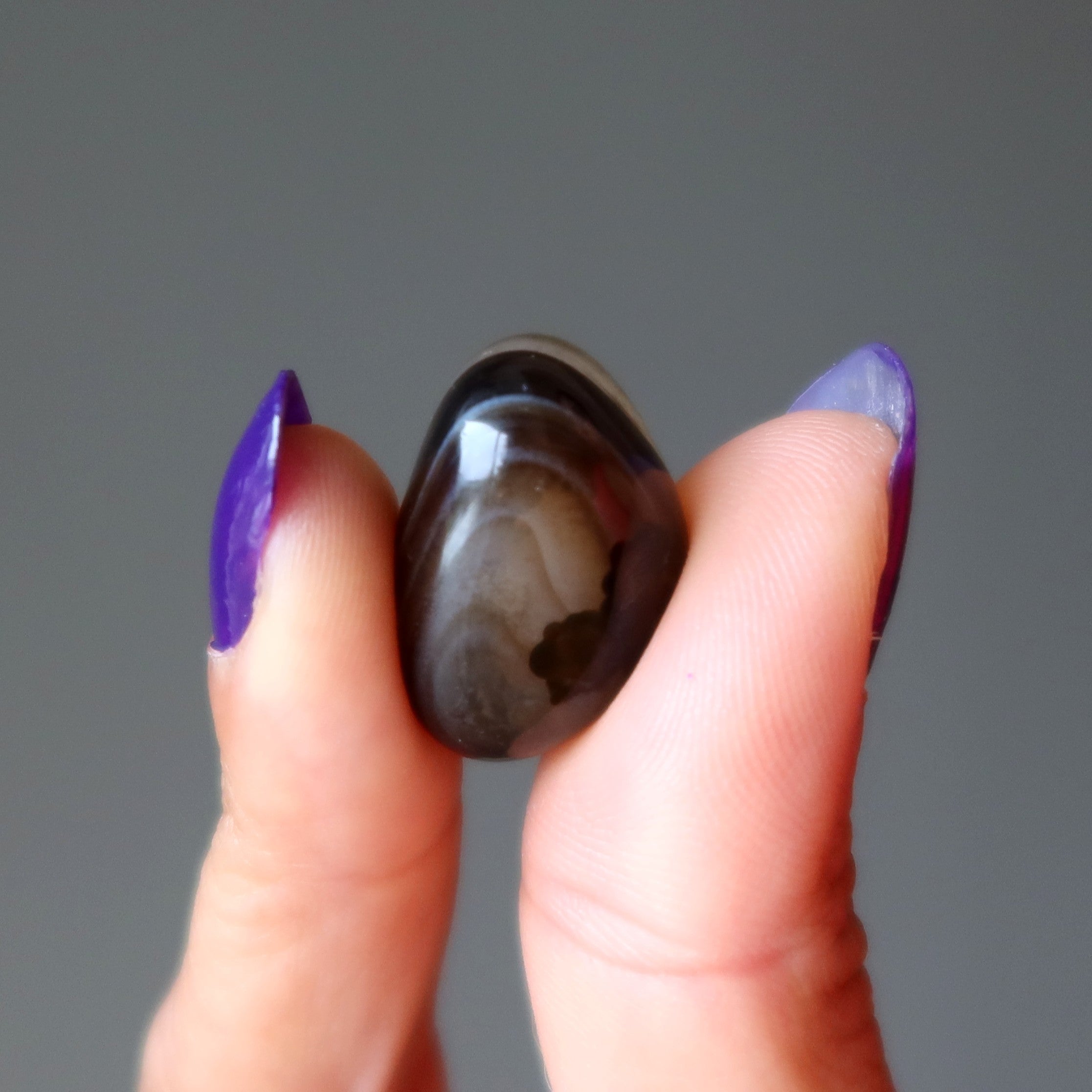 Sardonyx Tumbled Stone Brown Ox Strength