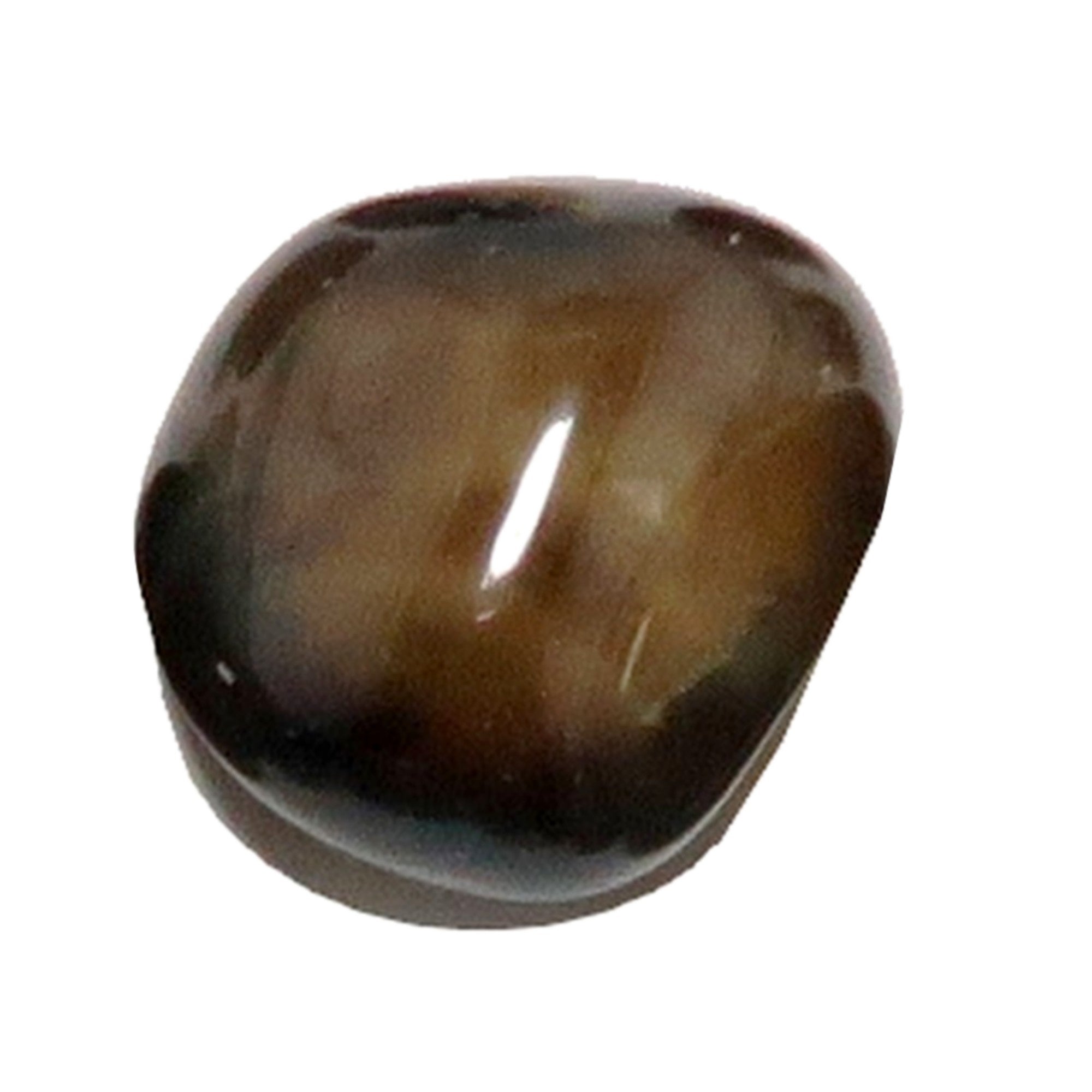 Sardonyx Tumbled Stone Brown Ox Strength